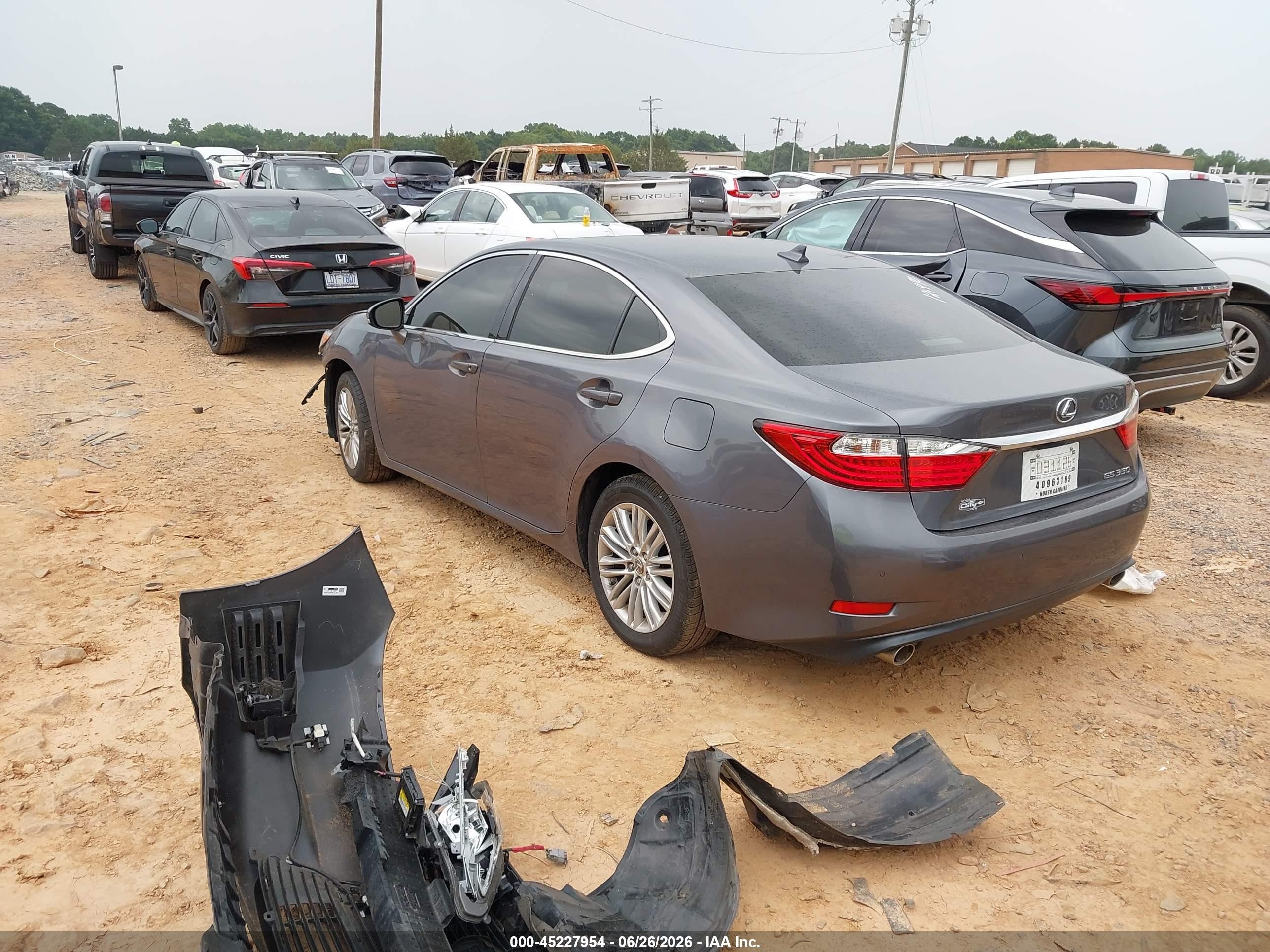 2014 Lexus Es 350   Gray vin: JTHBK1GGXE2126470