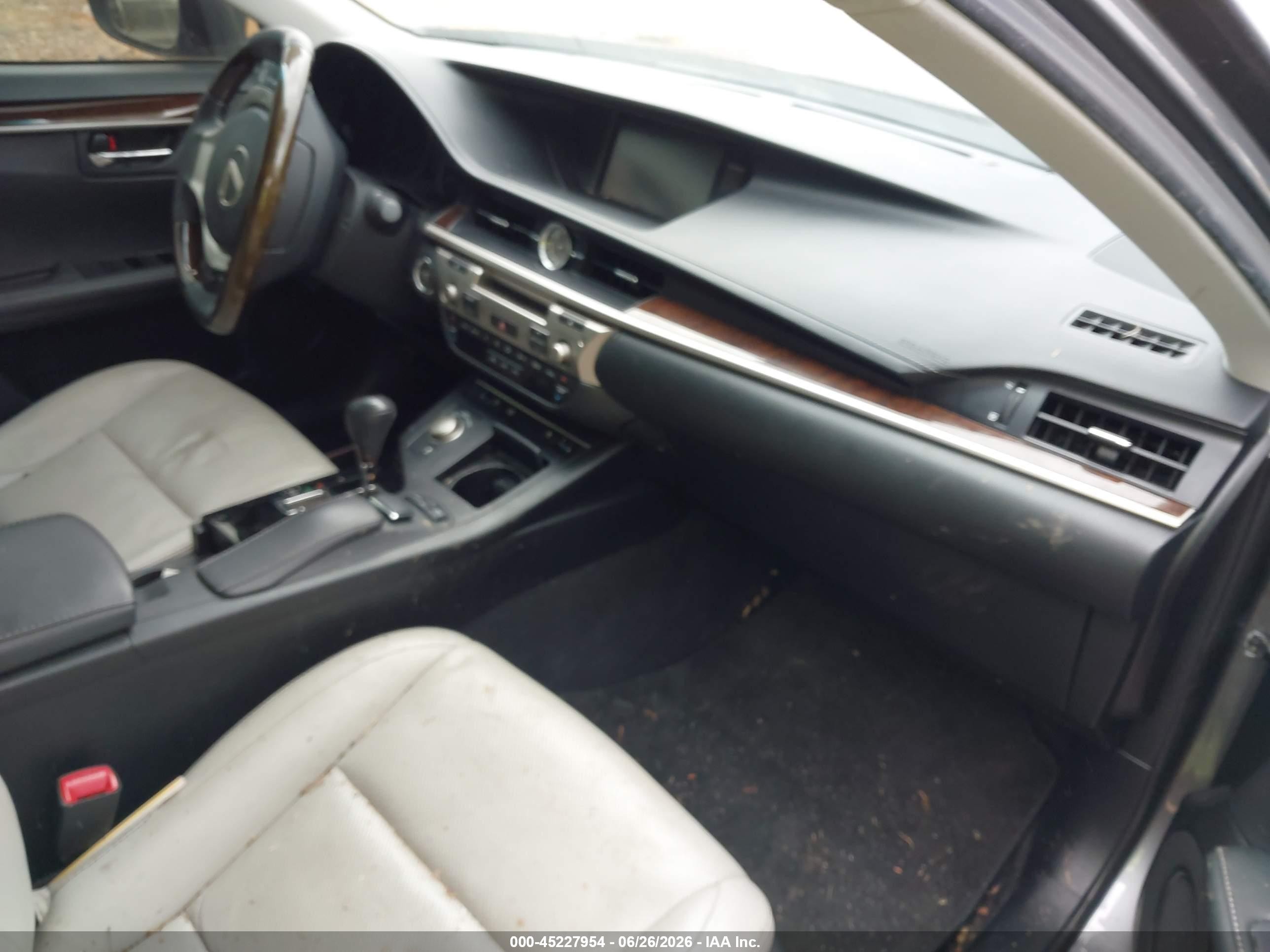 2014 Lexus Es 350   Gray vin: JTHBK1GGXE2126470