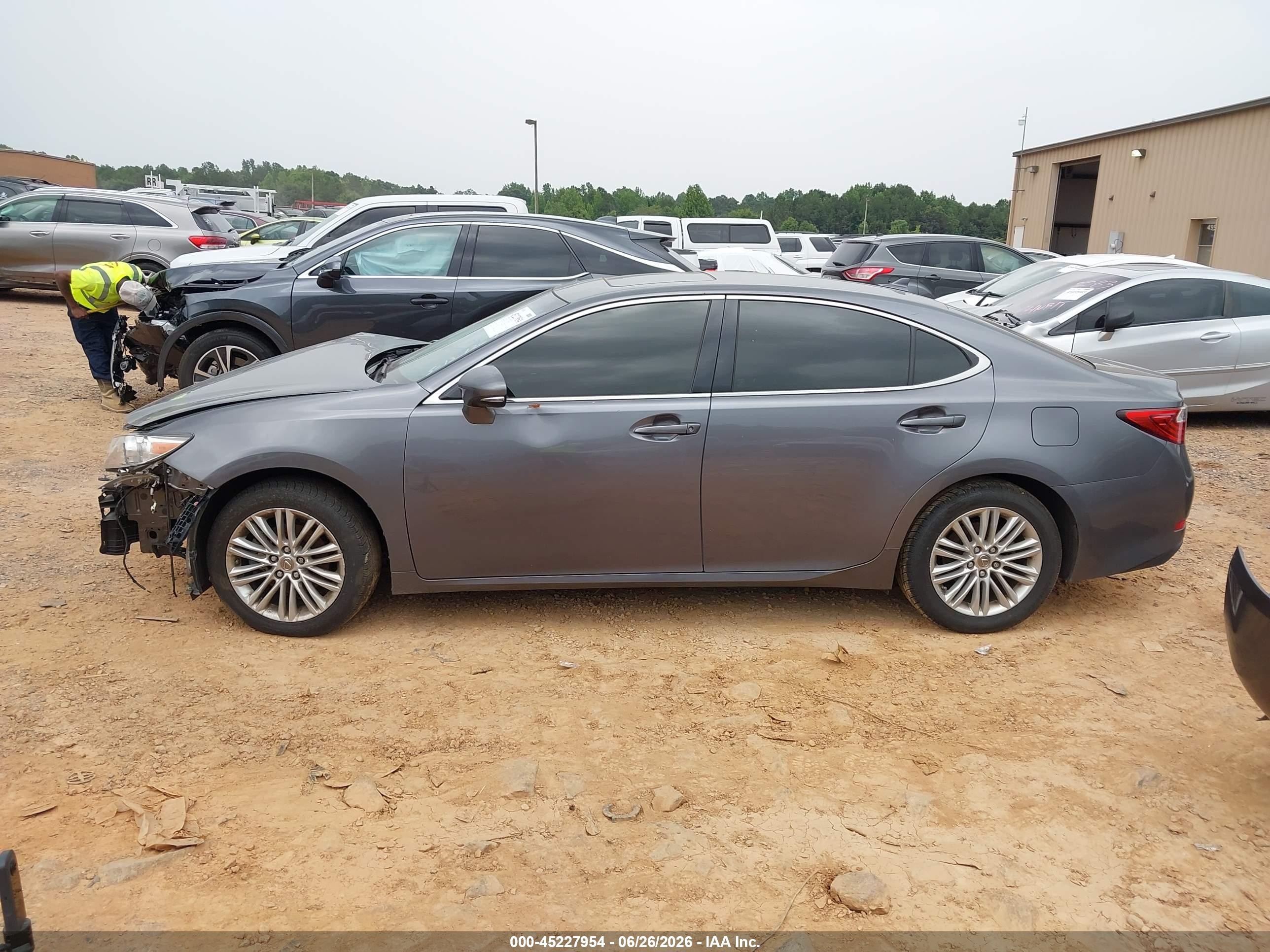 2014 Lexus Es 350   Gray vin: JTHBK1GGXE2126470