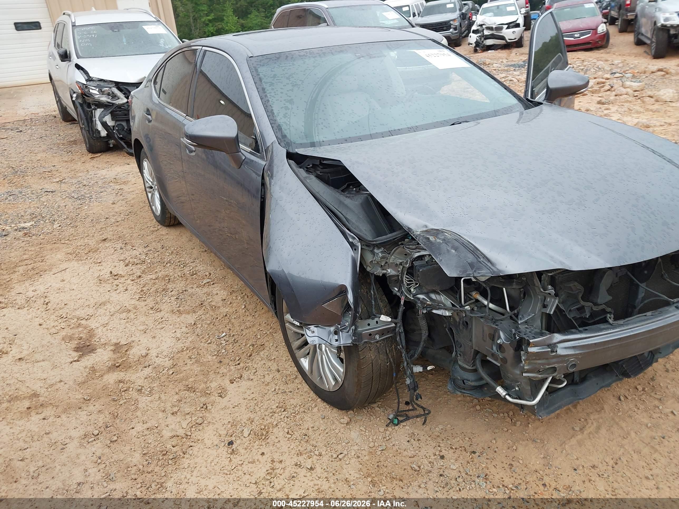 2014 Lexus Es 350   Gray vin: JTHBK1GGXE2126470
