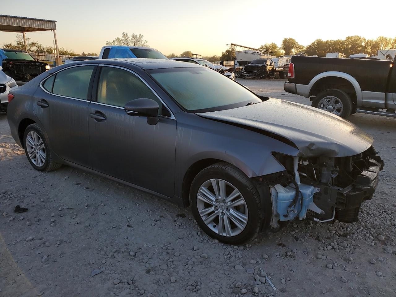 2014 Lexus Es 350 Gray vin: JTHBK1GGXE2142653