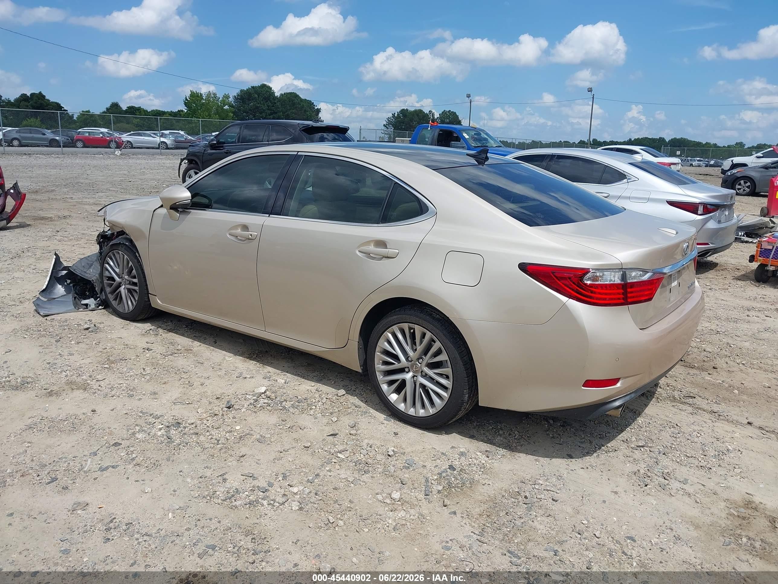 2015 Lexus Es 350   Gold vin: JTHBK1GGXF2151953