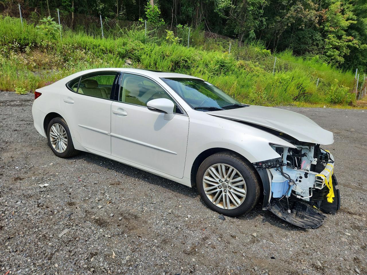 2015 Lexus Es 350 White vin: JTHBK1GGXF2152066