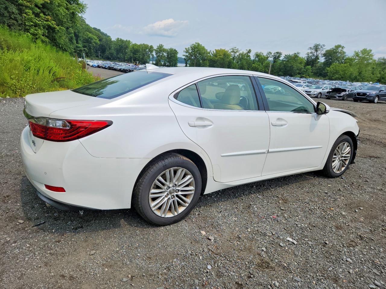 2015 Lexus Es 350 White vin: JTHBK1GGXF2152066