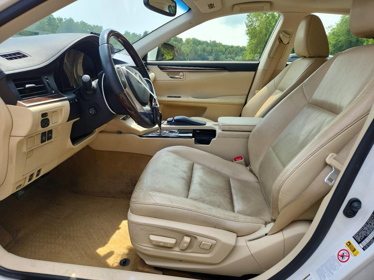 2015 Lexus Es 350 White vin: JTHBK1GGXF2152066