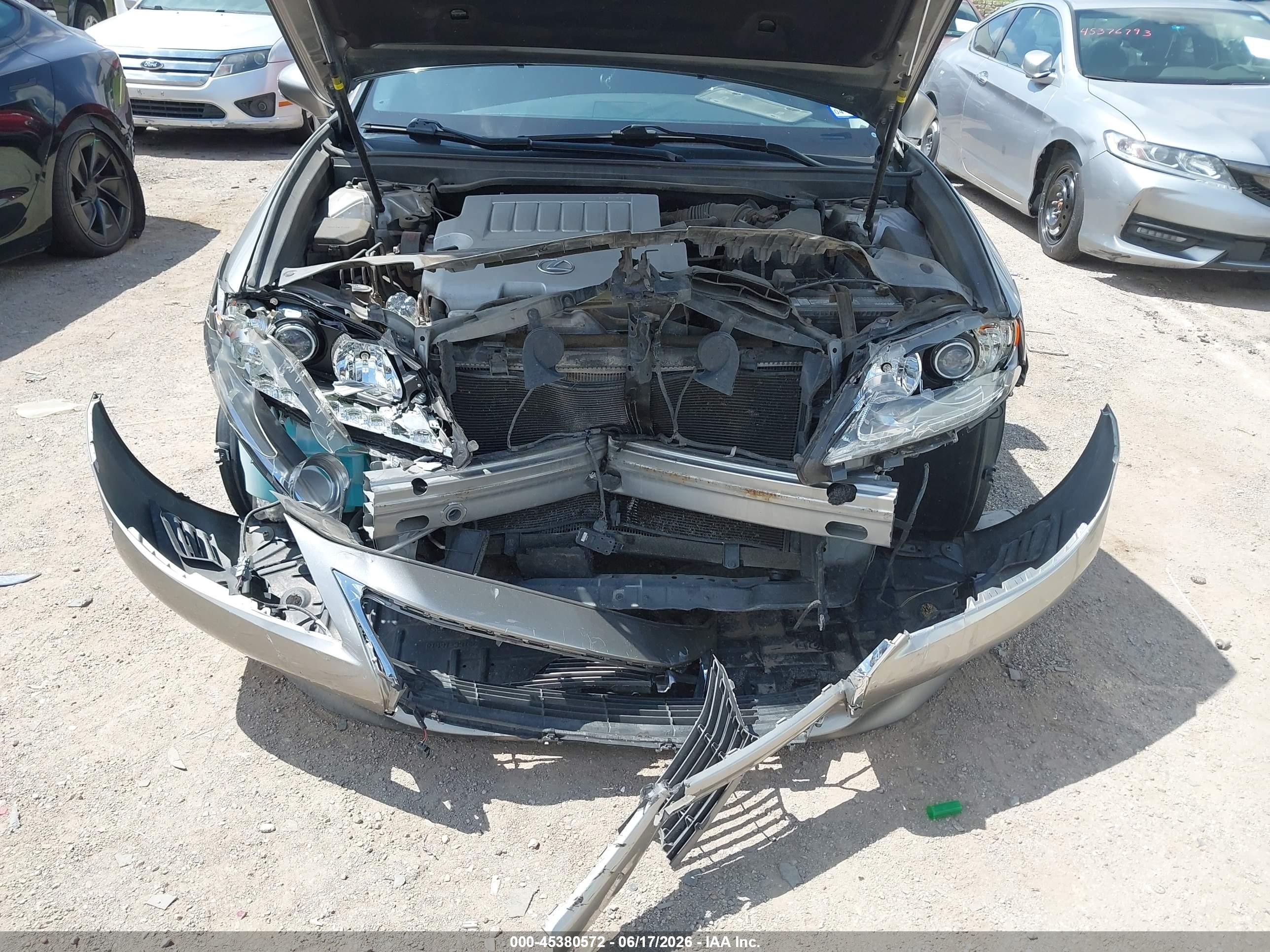 2015 Lexus Es 350   Silver vin: JTHBK1GGXF2160992