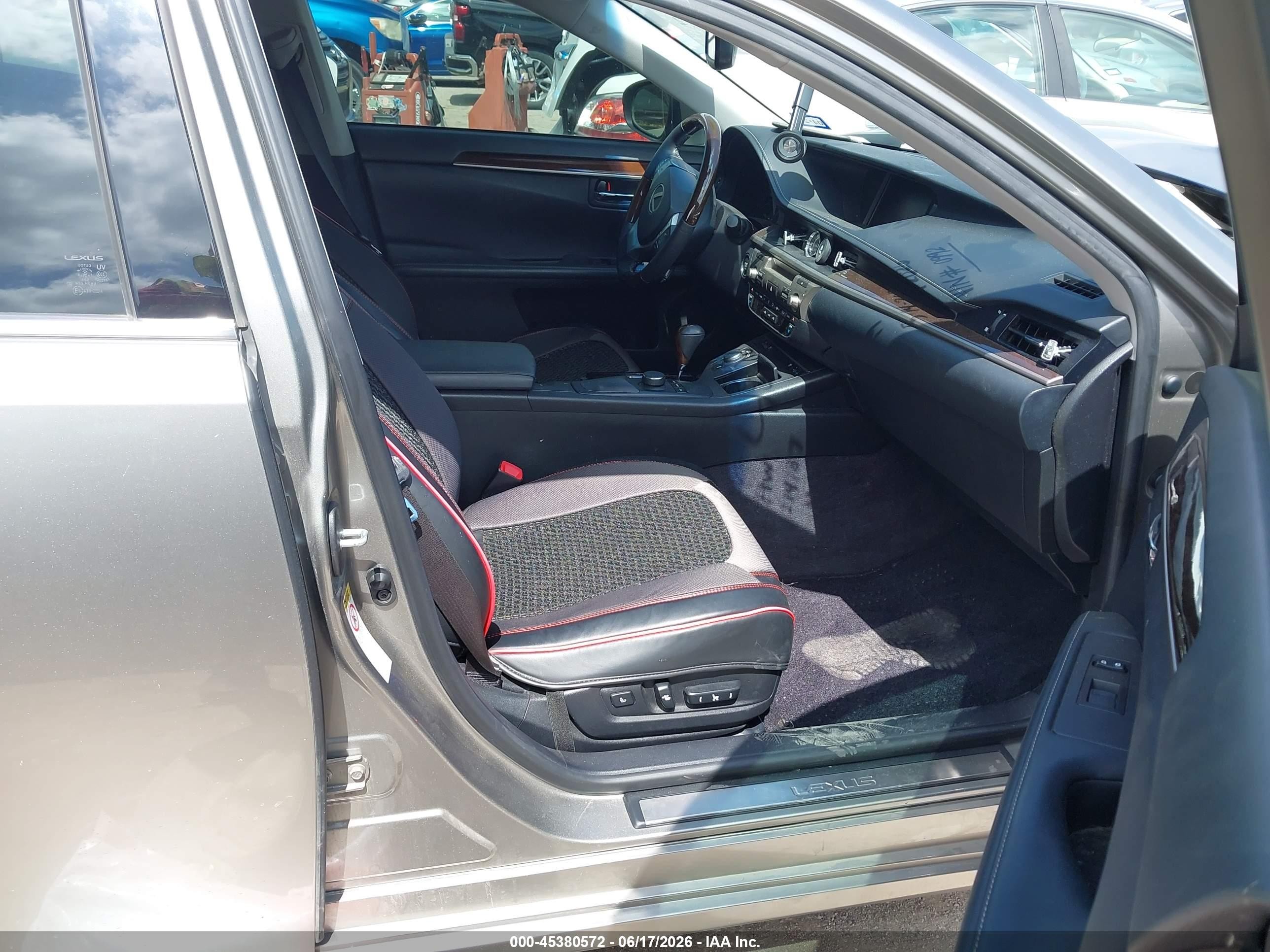2015 Lexus Es 350   Silver vin: JTHBK1GGXF2160992