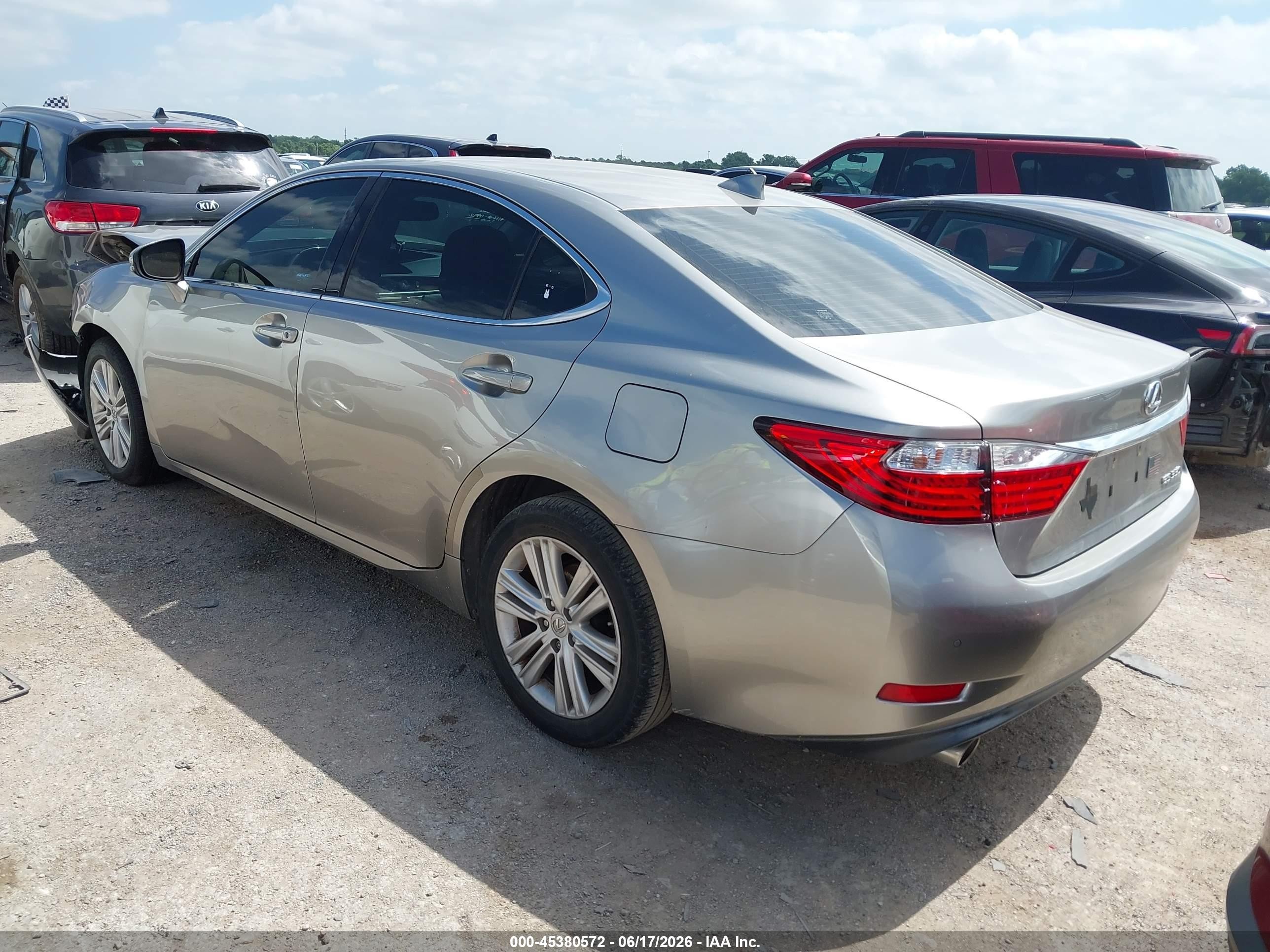 2015 Lexus Es 350   Silver vin: JTHBK1GGXF2160992