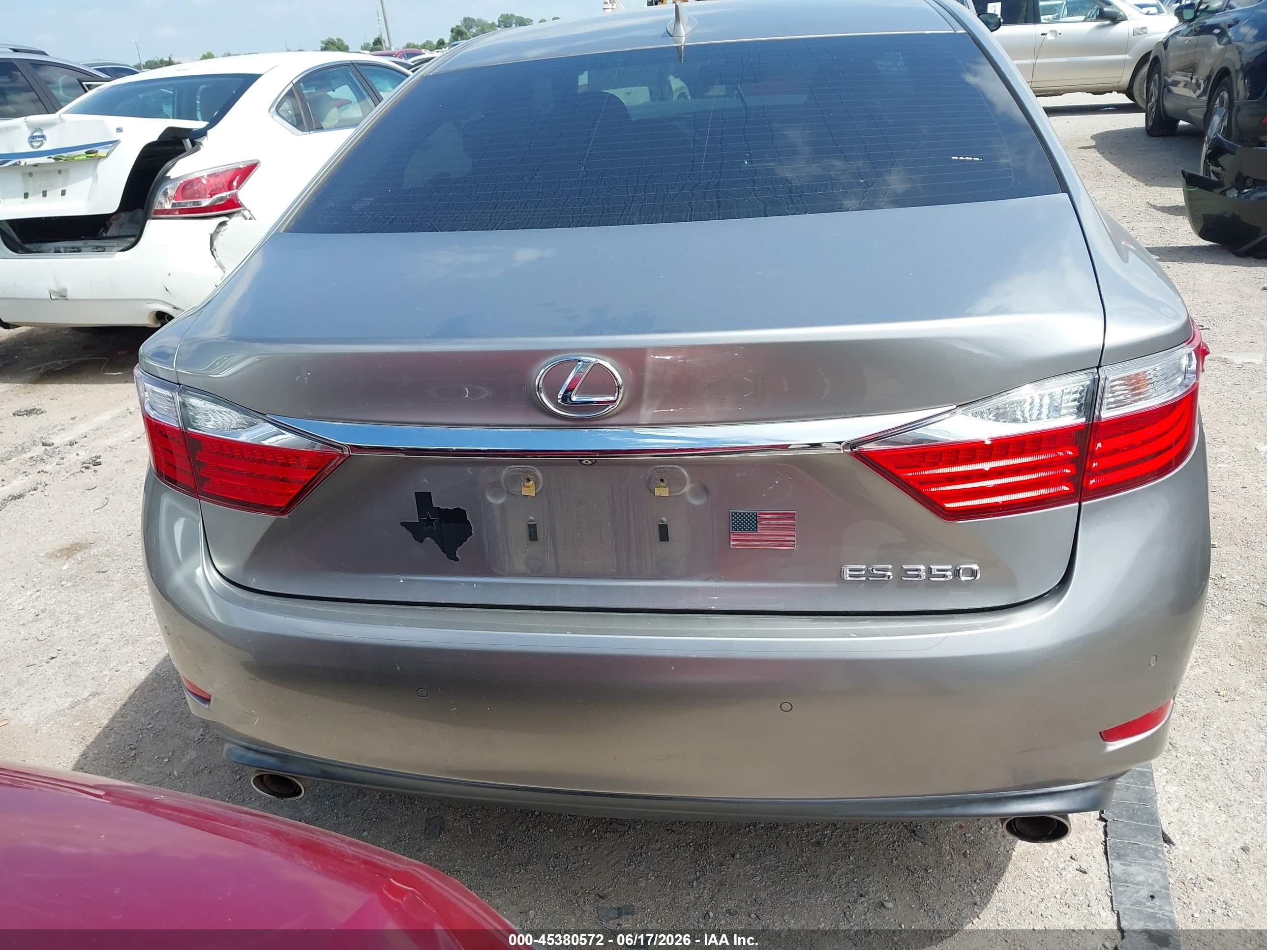 2015 Lexus Es 350   Silver vin: JTHBK1GGXF2160992