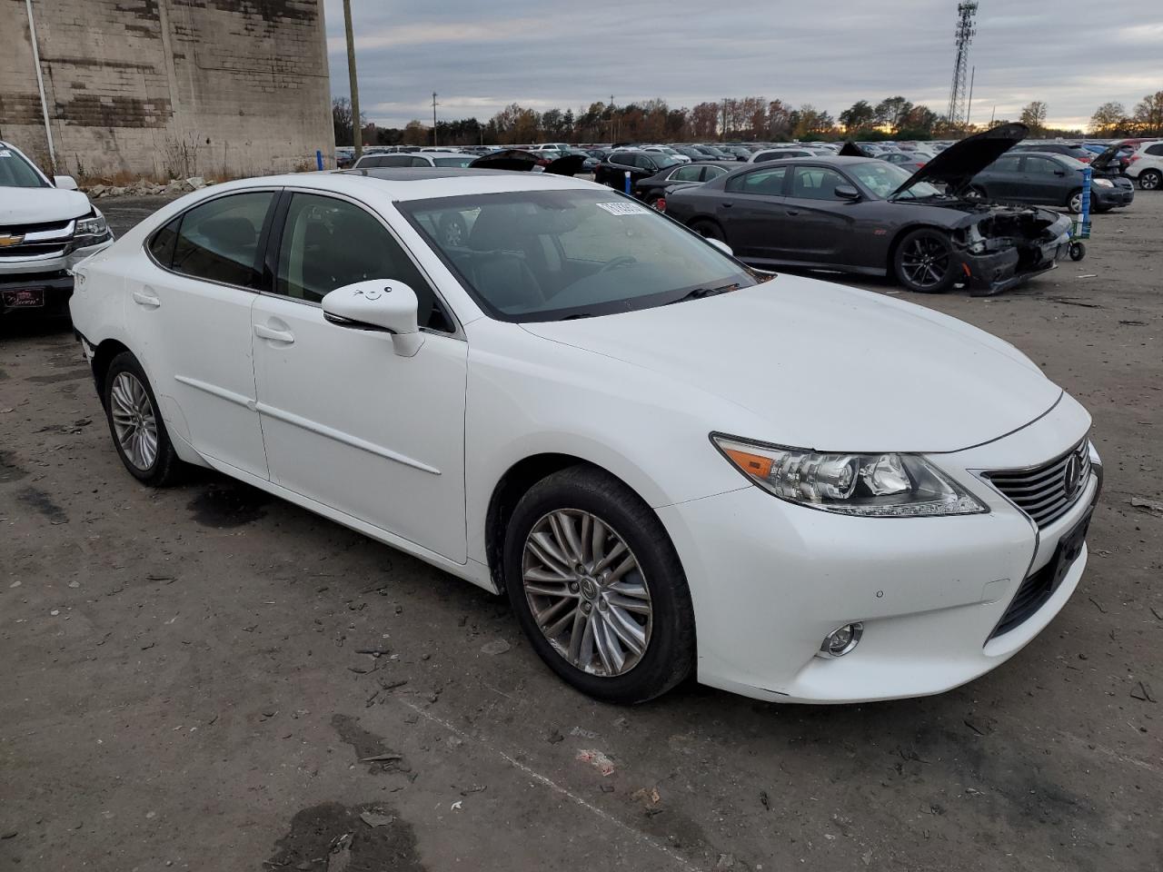 2015 Lexus Es 350 White vin: JTHBK1GGXF2162192