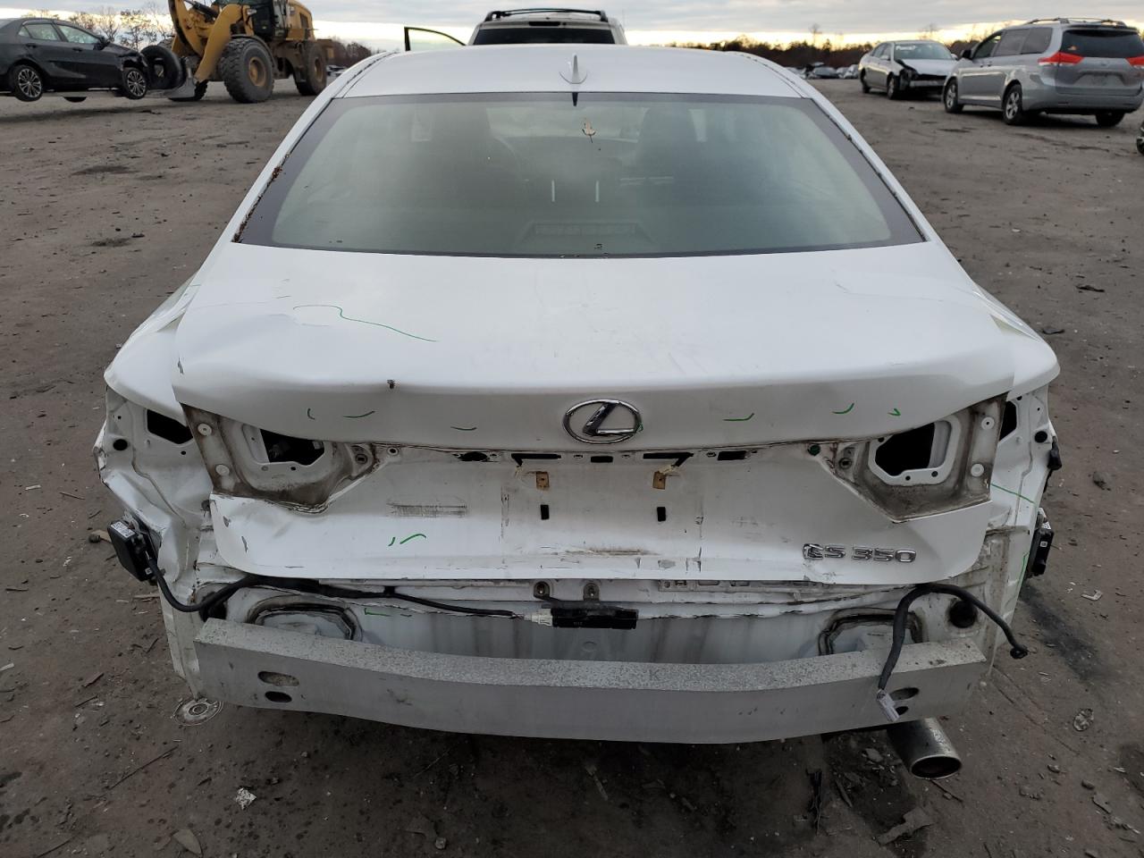 2015 Lexus Es 350 White vin: JTHBK1GGXF2162192