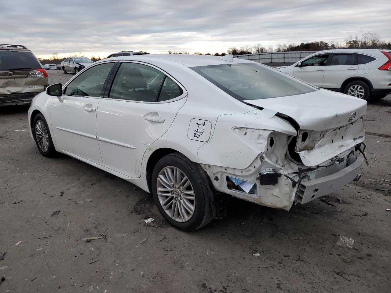 2015 Lexus Es 350 White vin: JTHBK1GGXF2162192