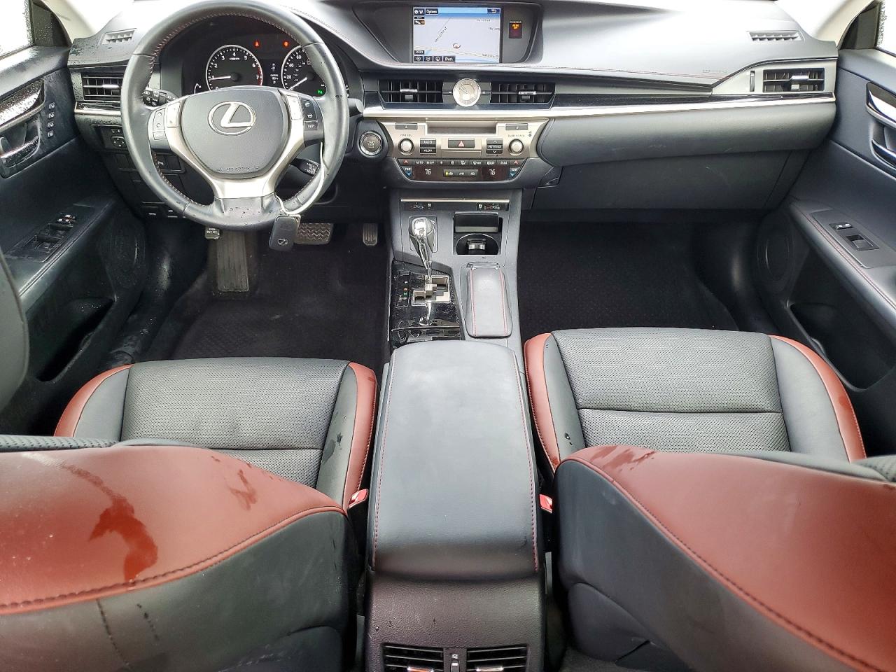2015 Lexus Es 350 White vin: JTHBK1GGXF2165559
