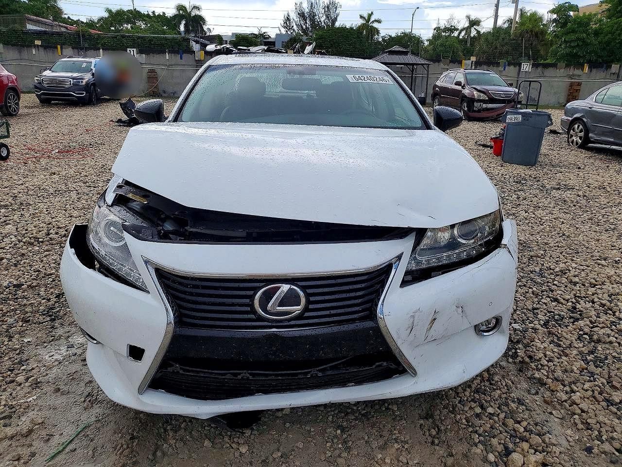 2015 Lexus Es 350 White vin: JTHBK1GGXF2165559