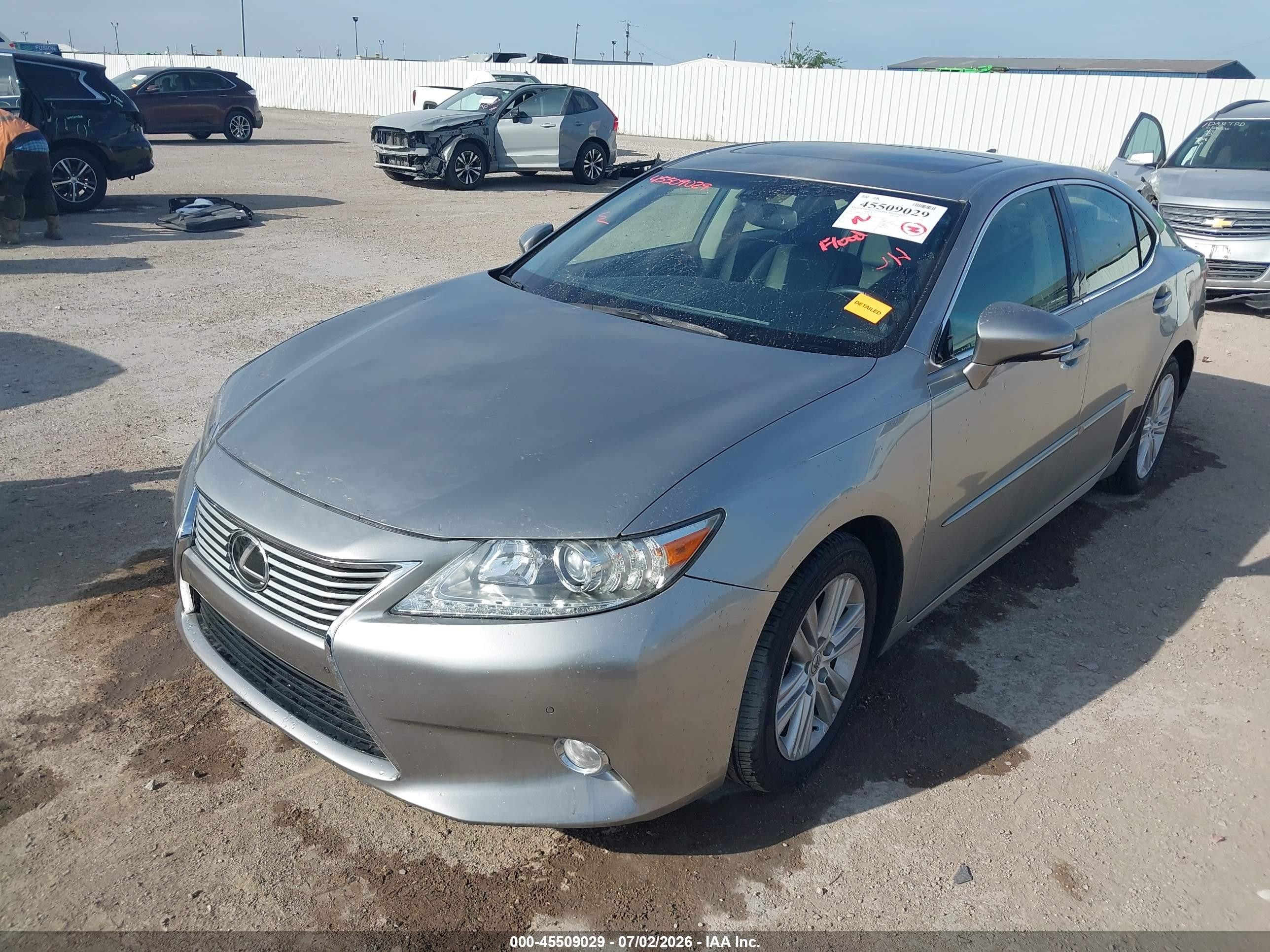 2015 Lexus Es 350   Gray vin: JTHBK1GGXF2167571