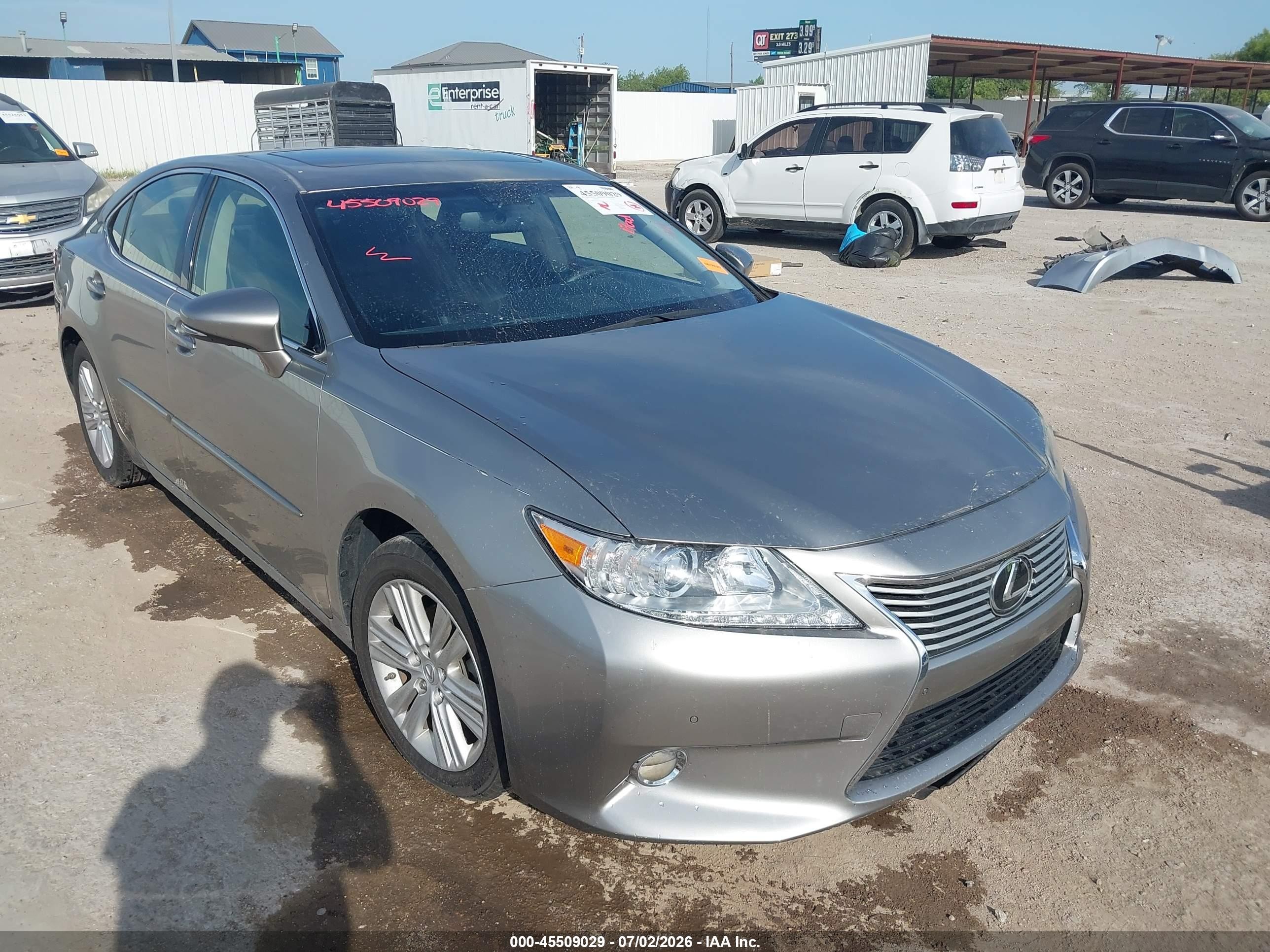 2015 Lexus Es 350   Серый vin: JTHBK1GGXF2167571
