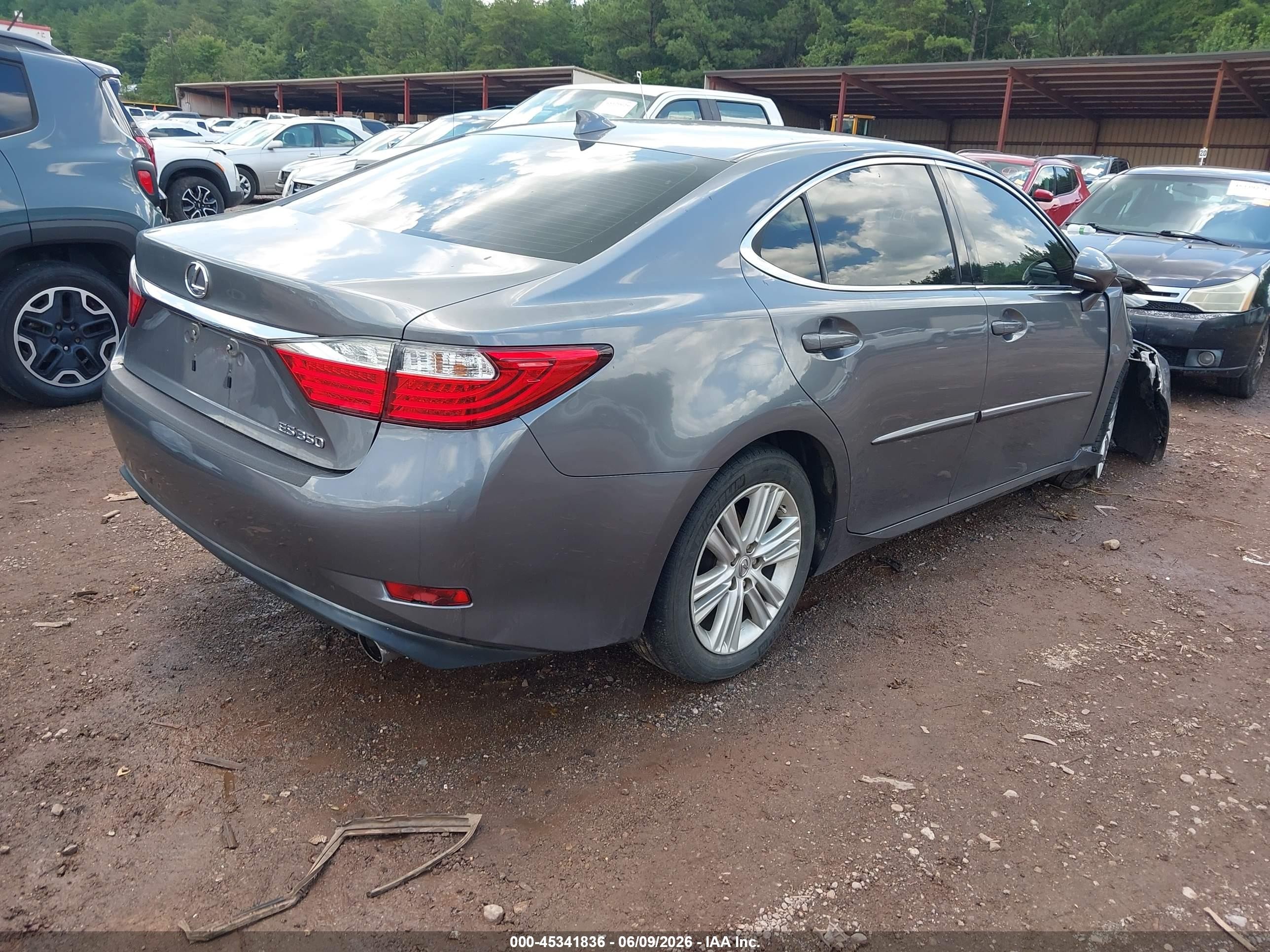 2015 Lexus Es 350 Gray vin: JTHBK1GGXF2173600