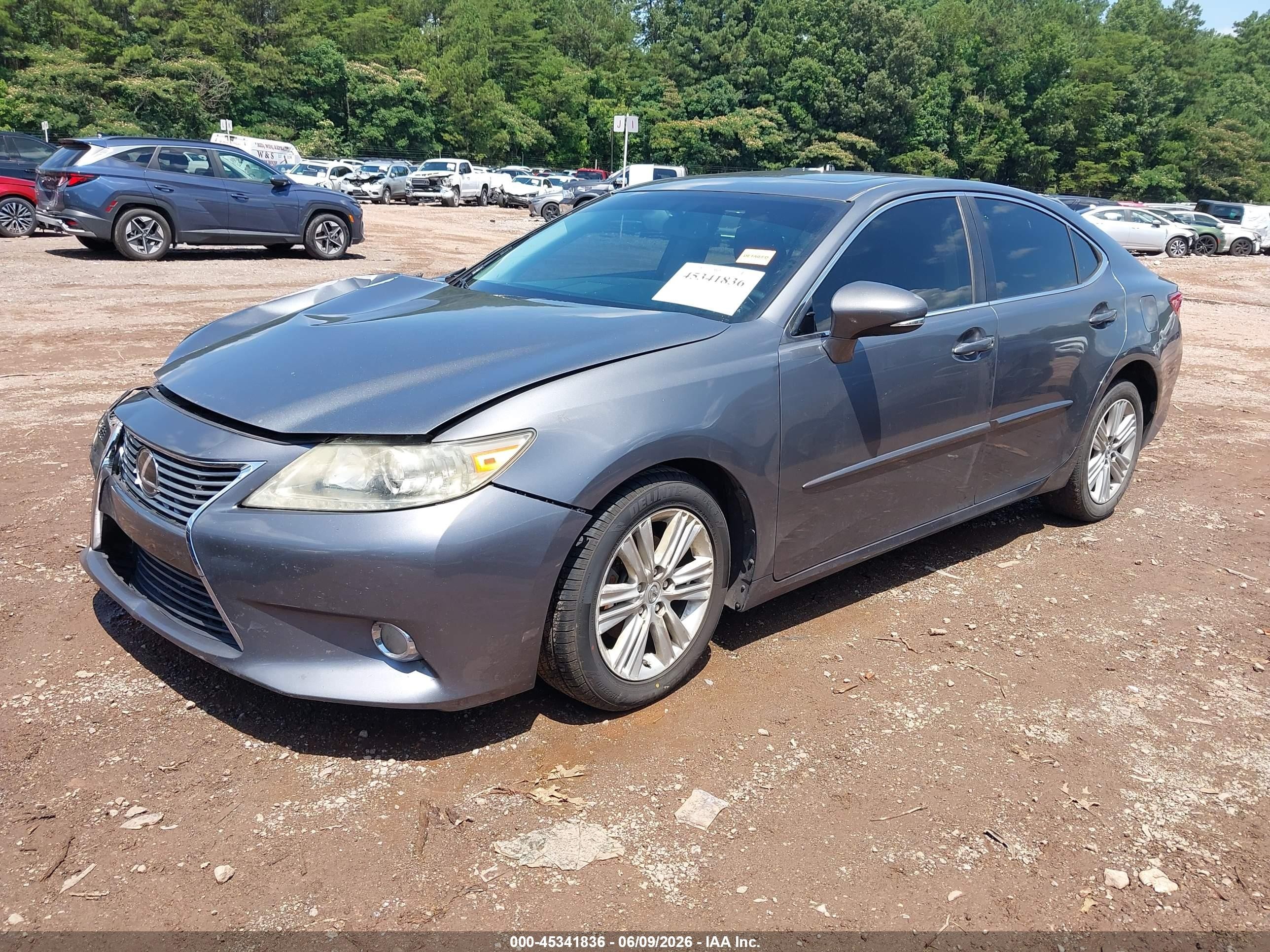 2015 Lexus Es 350 Gray vin: JTHBK1GGXF2173600