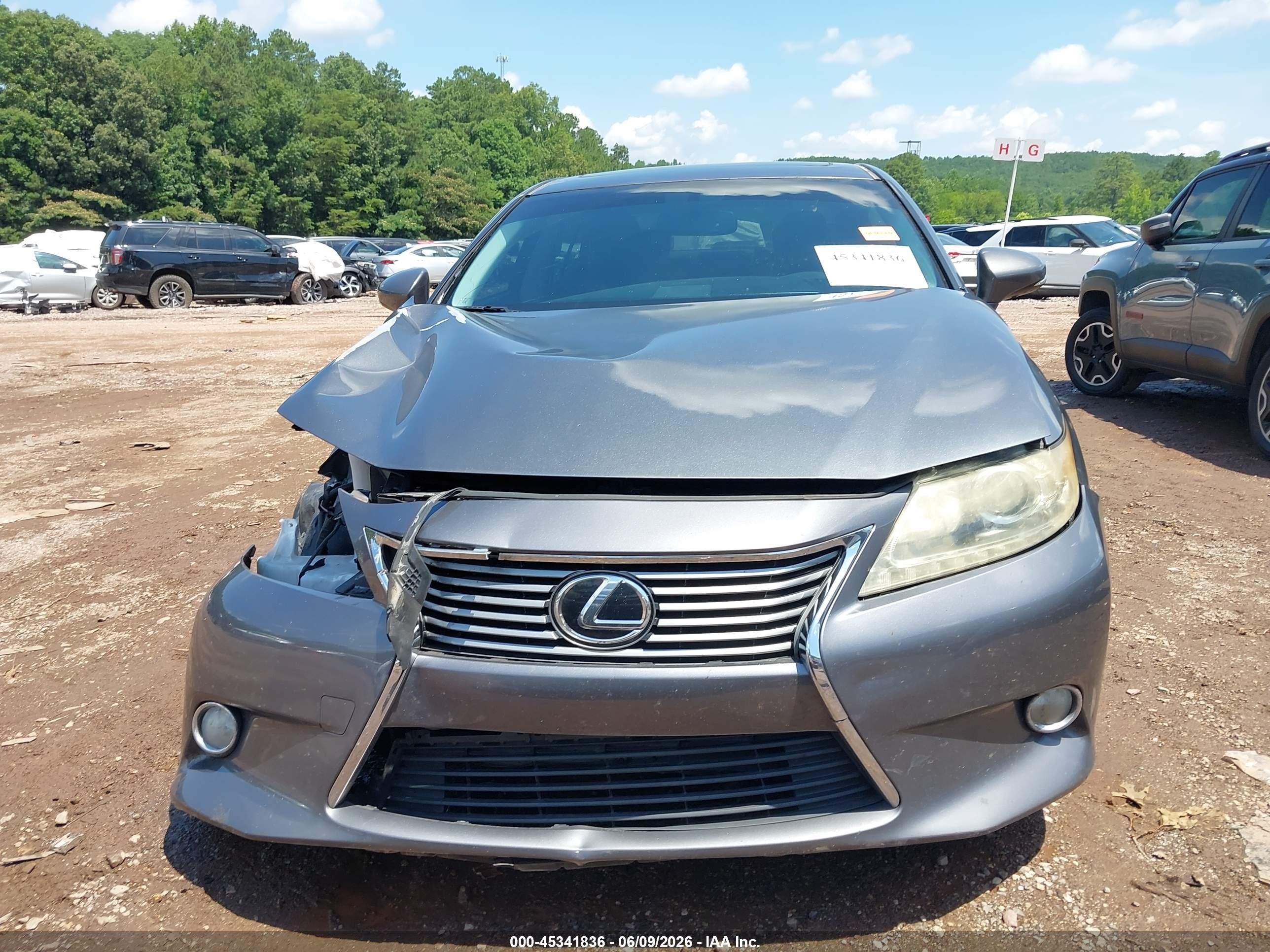 2015 Lexus Es 350 Gray vin: JTHBK1GGXF2173600