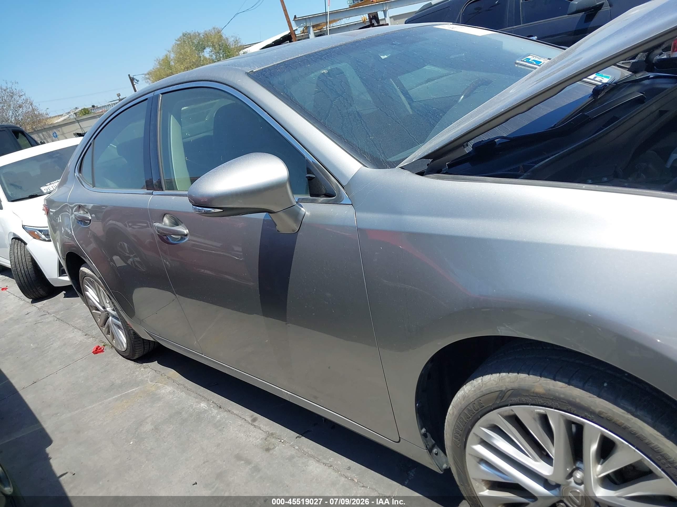 2015 Lexus Es 350   Silver vin: JTHBK1GGXF2188243