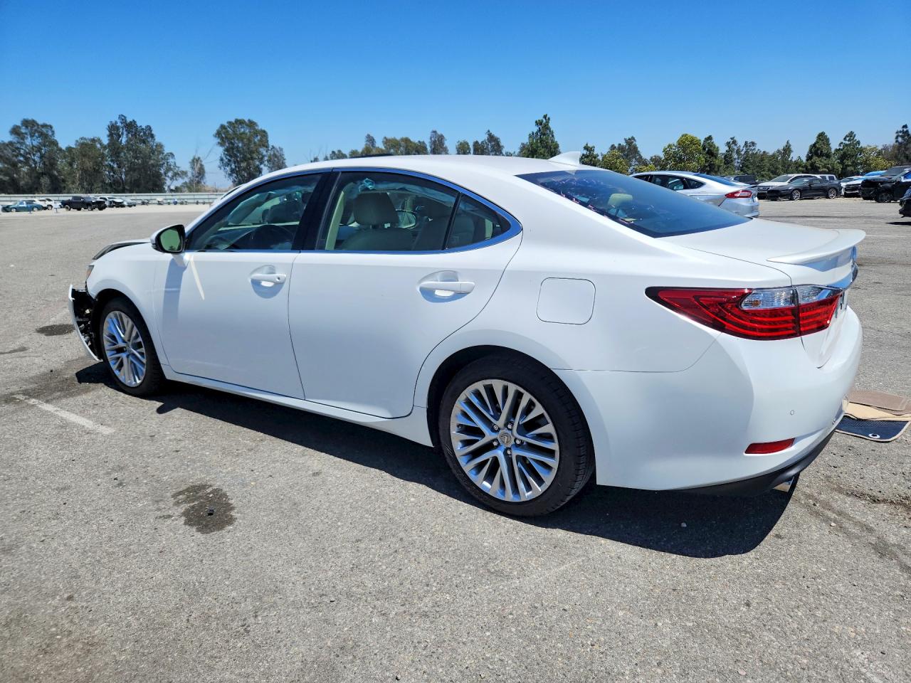 2015 Lexus Es 350 White vin: JTHBK1GGXF2199646
