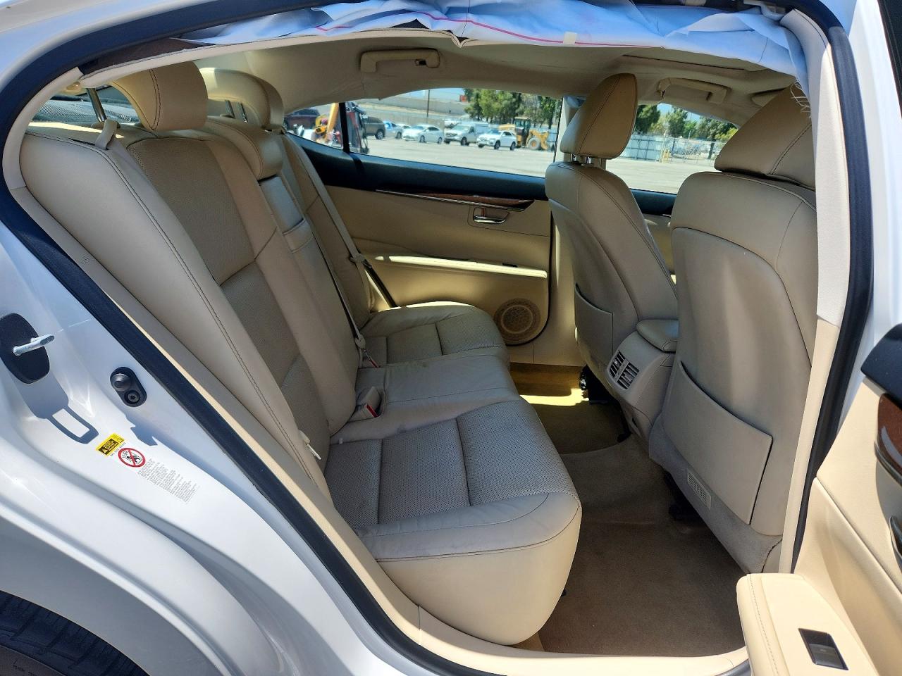 2015 Lexus Es 350 White vin: JTHBK1GGXF2199646
