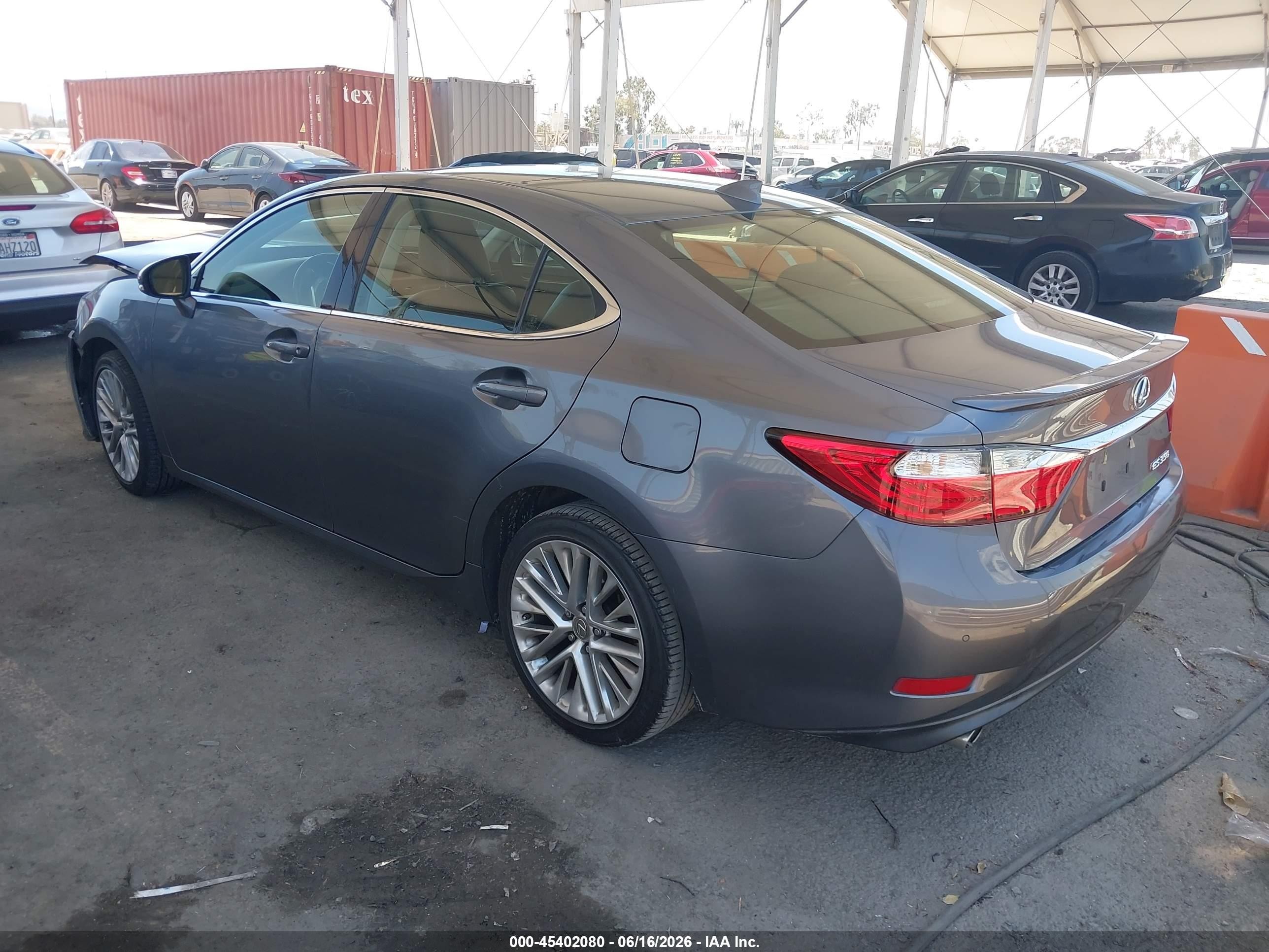 2015 Lexus Es 350 Gray vin: JTHBK1GGXF2201864