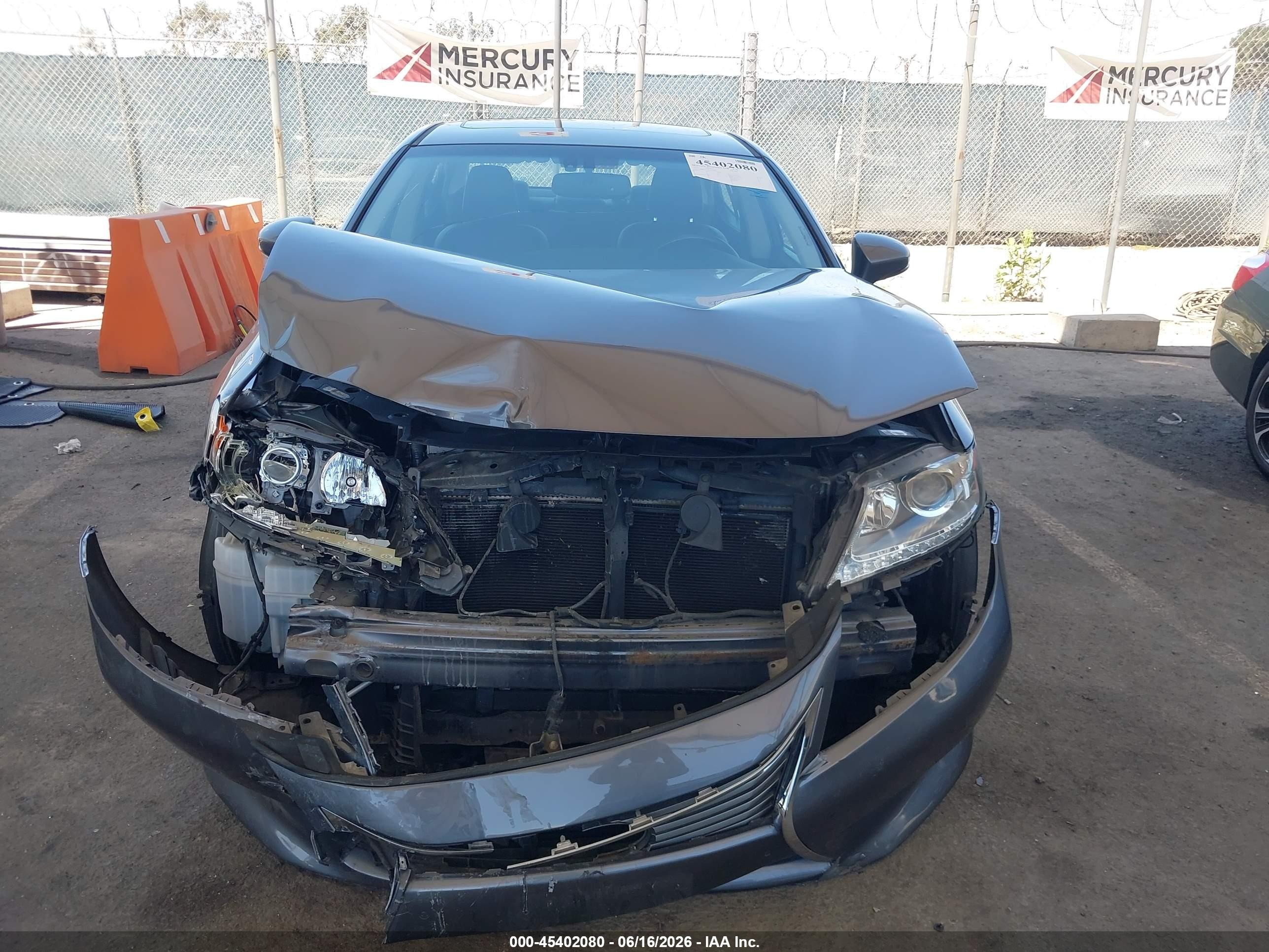 2015 Lexus Es 350 Gray vin: JTHBK1GGXF2201864