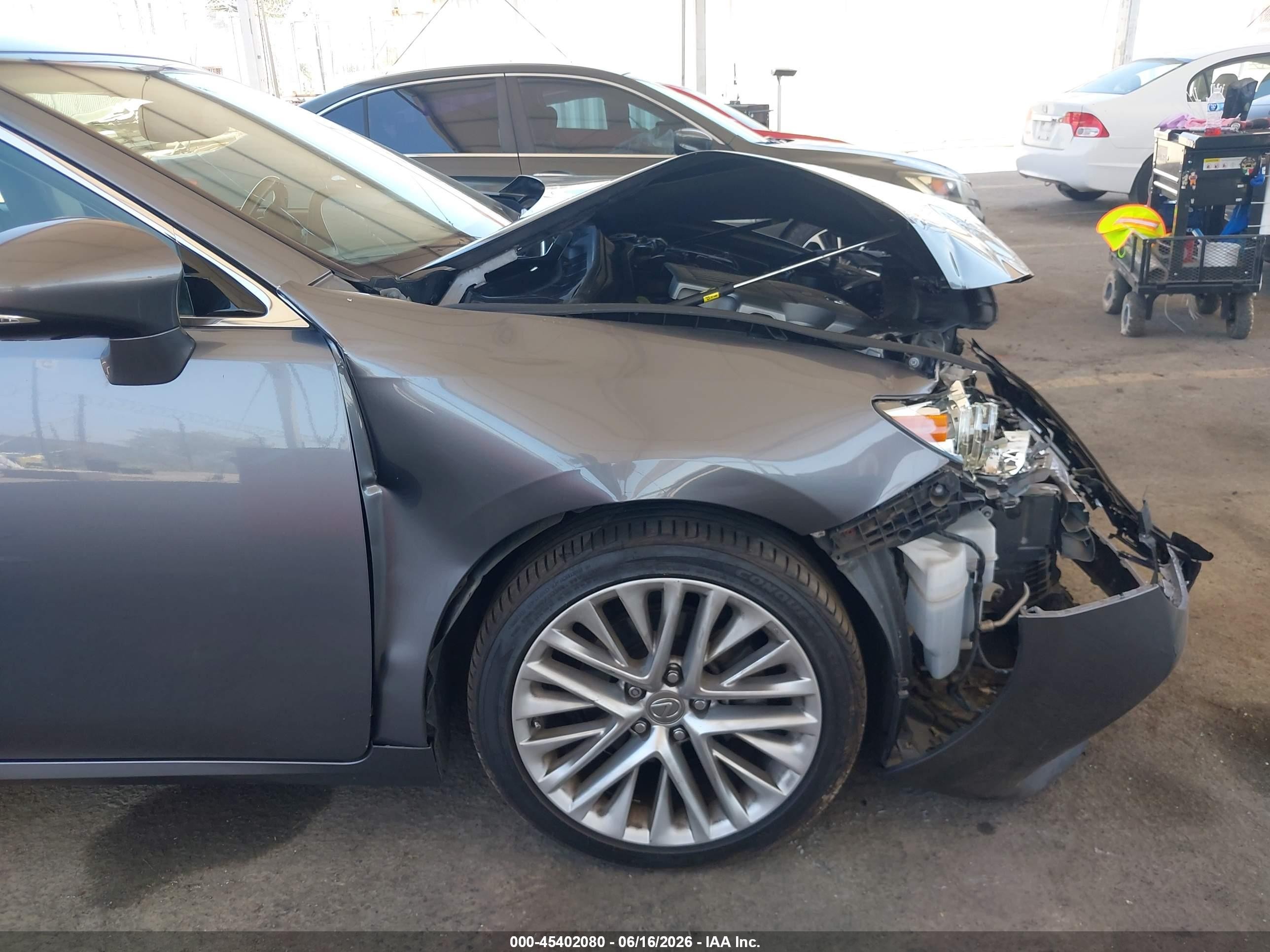2015 Lexus Es 350 Gray vin: JTHBK1GGXF2201864