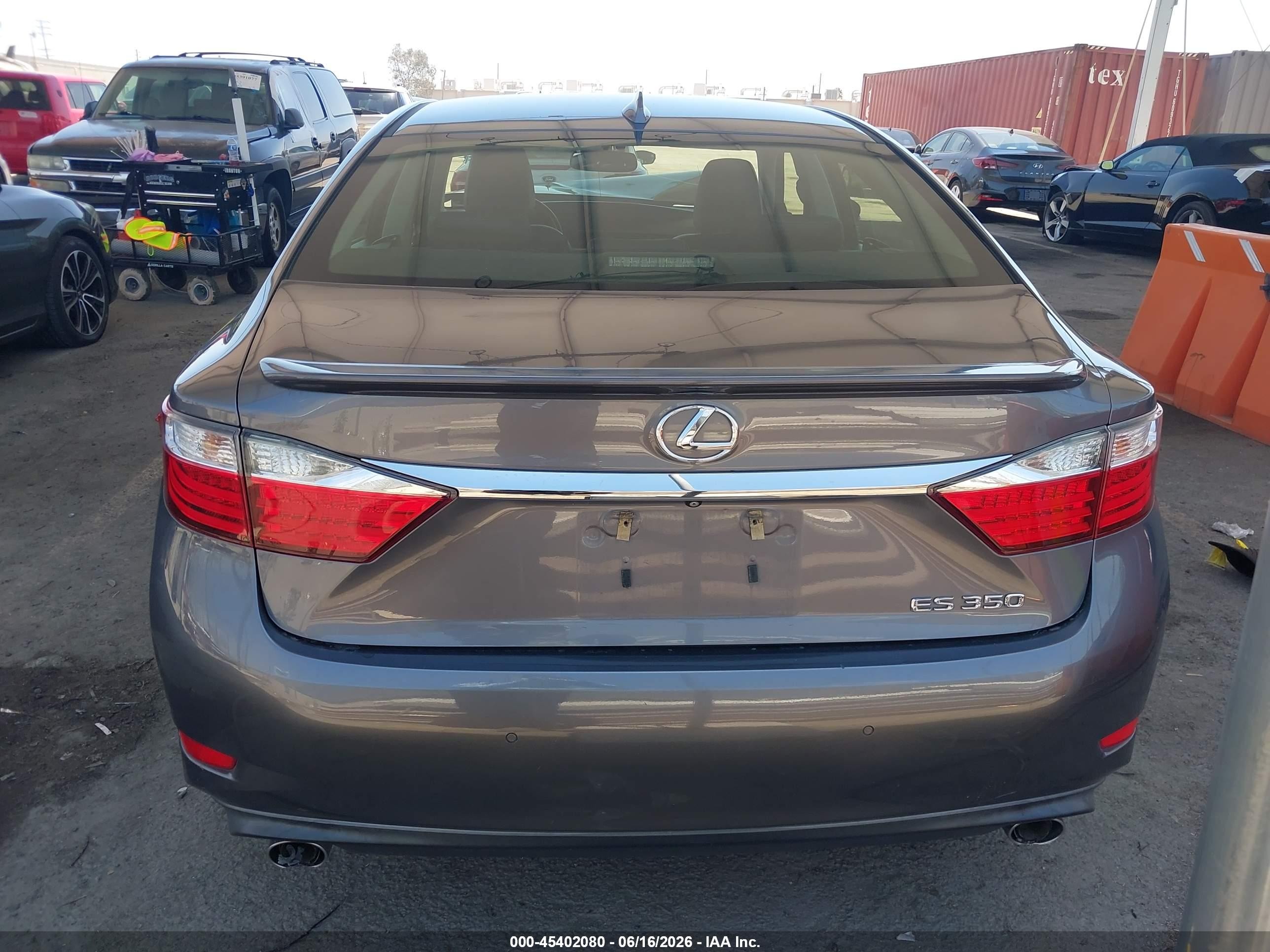 2015 Lexus Es 350 Gray vin: JTHBK1GGXF2201864