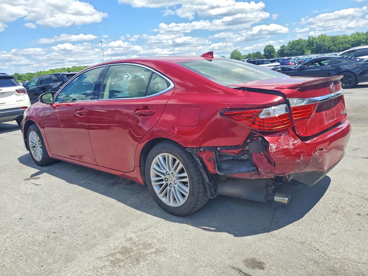 2015 Lexus Es 350 Красный vin: JTHBK1GGXF2205753