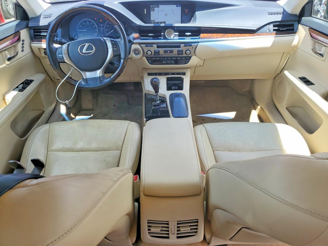2015 Lexus Es 350 Красный vin: JTHBK1GGXF2205753