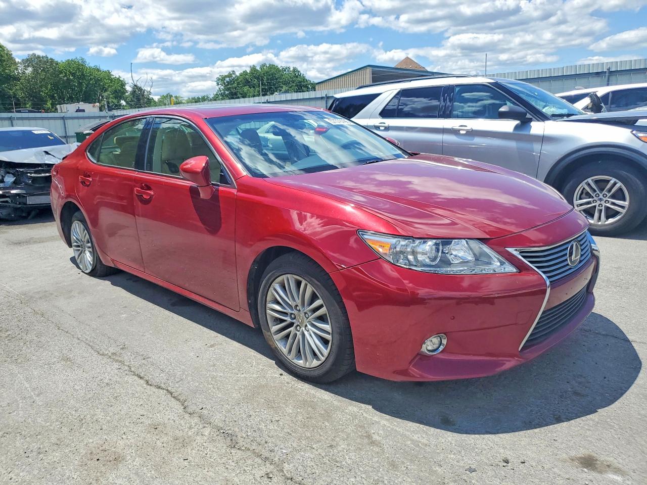 2015 Lexus Es 350 Красный vin: JTHBK1GGXF2205753