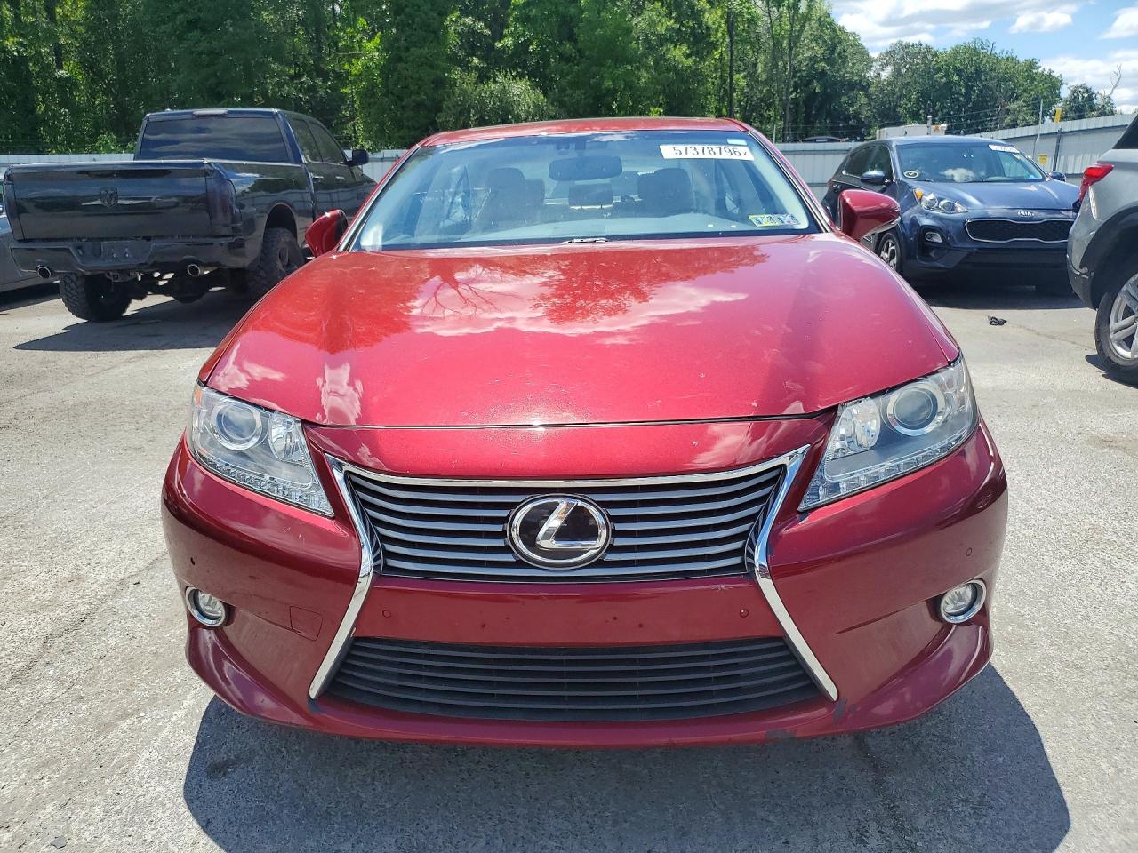 2015 Lexus Es 350 Красный vin: JTHBK1GGXF2205753