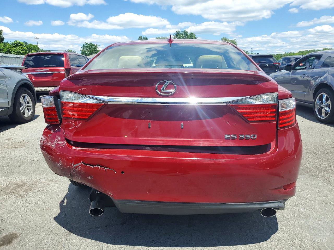 2015 Lexus Es 350 Красный vin: JTHBK1GGXF2205753