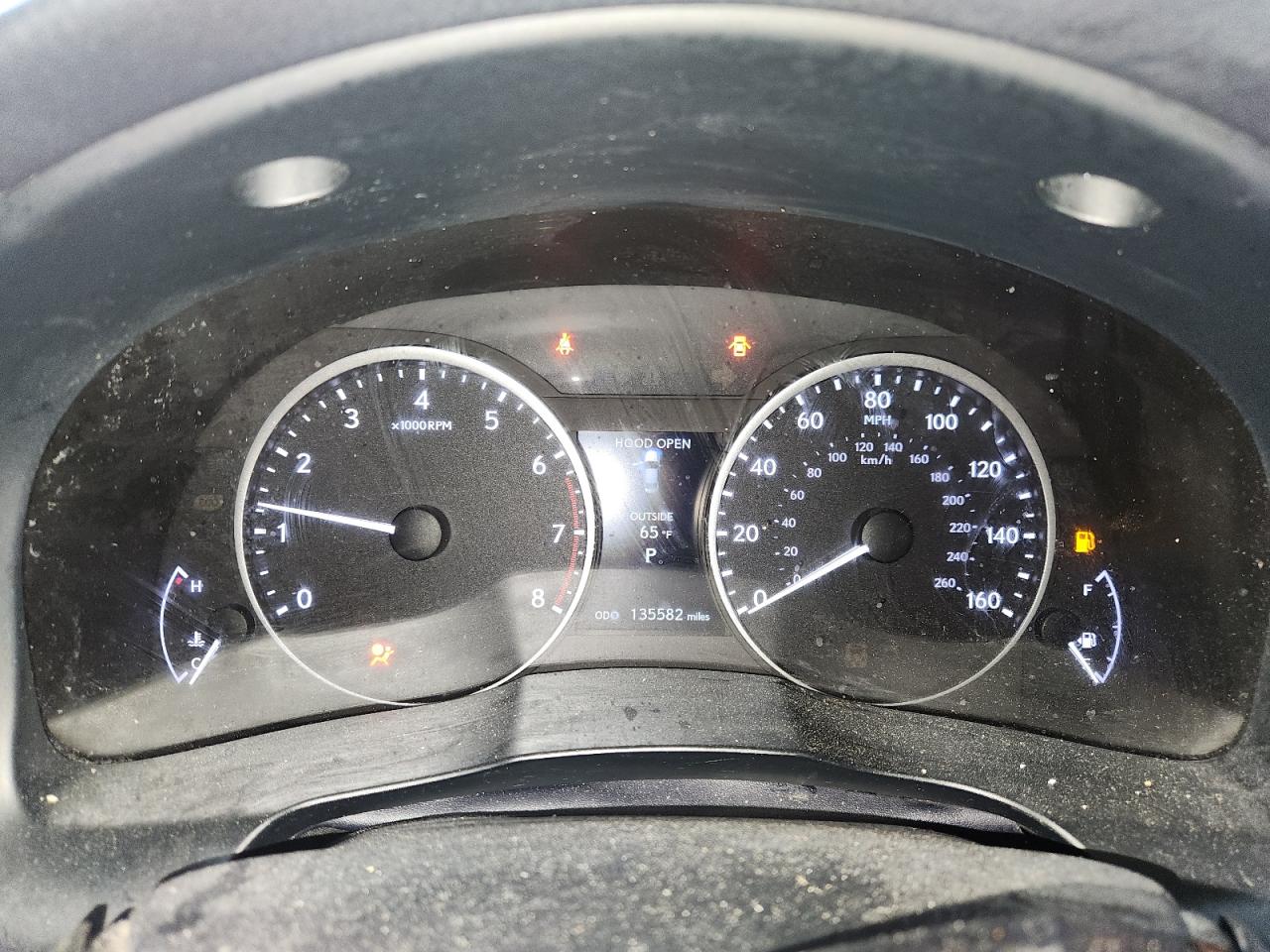 2015 Lexus Es 350 Silver vin: JTHBK1GGXF2207244 Damage: Warning Light - Air Bag, On, Unacceptable
