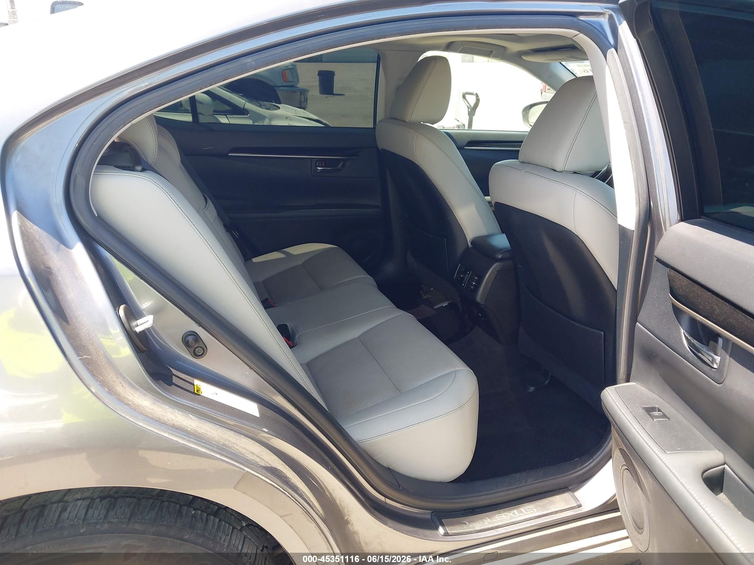 2015 Lexus Es 350   Gray vin: JTHBK1GGXF2208233