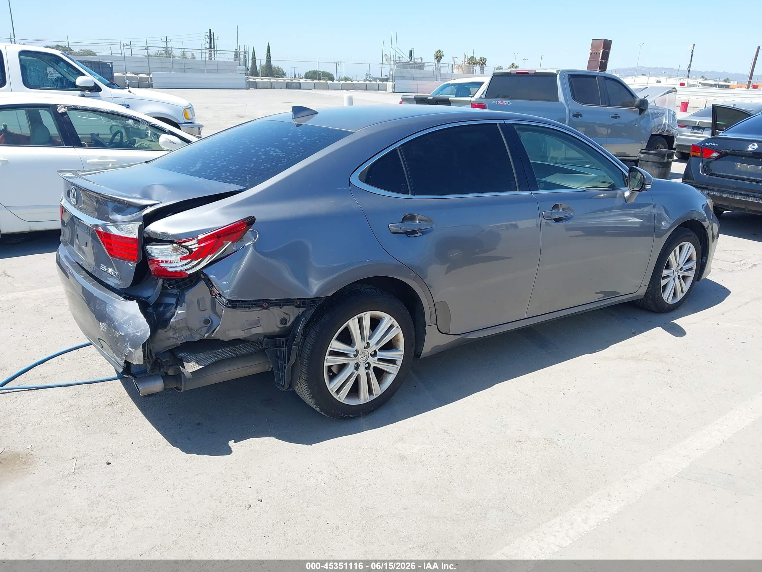 2015 Lexus Es 350   Gray vin: JTHBK1GGXF2208233