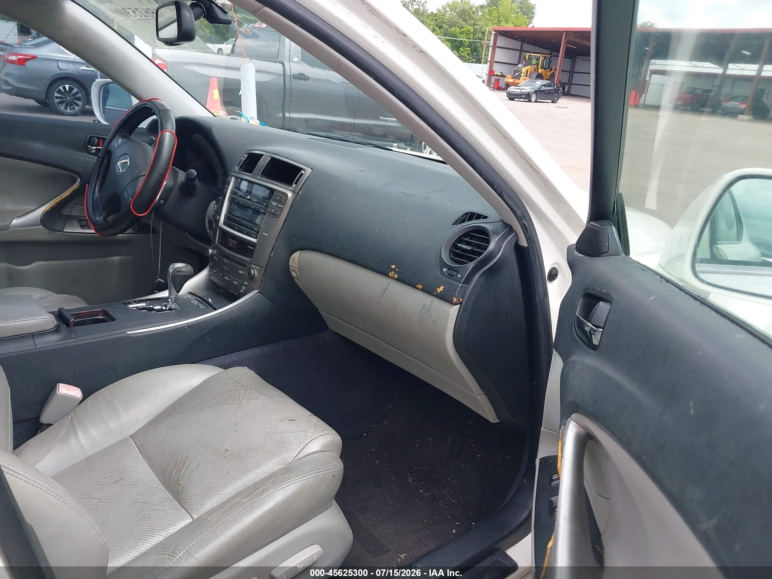 2006 Lexus Is 250   White vin: JTHBK262062014953