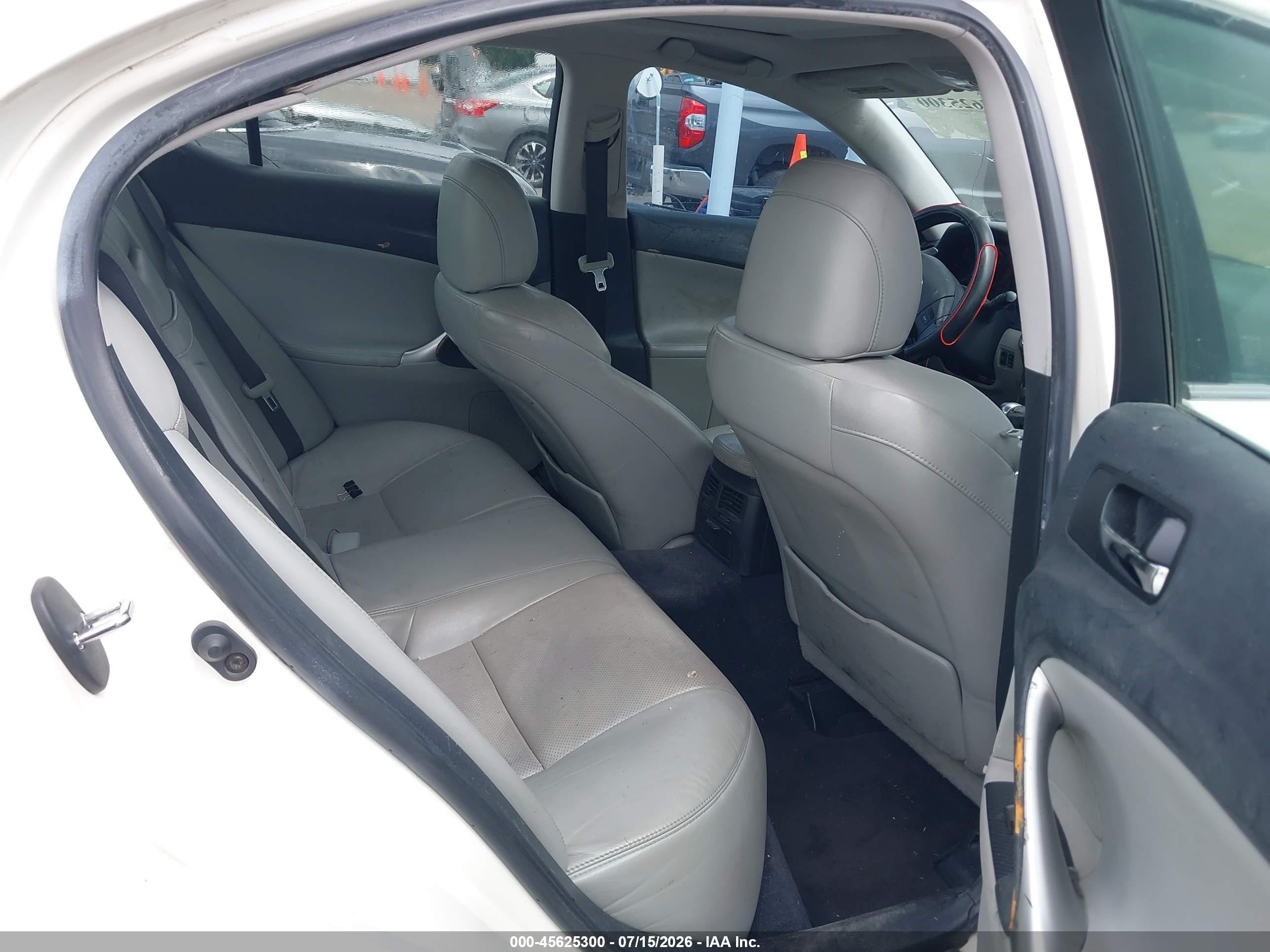 2006 Lexus Is 250   White vin: JTHBK262062014953