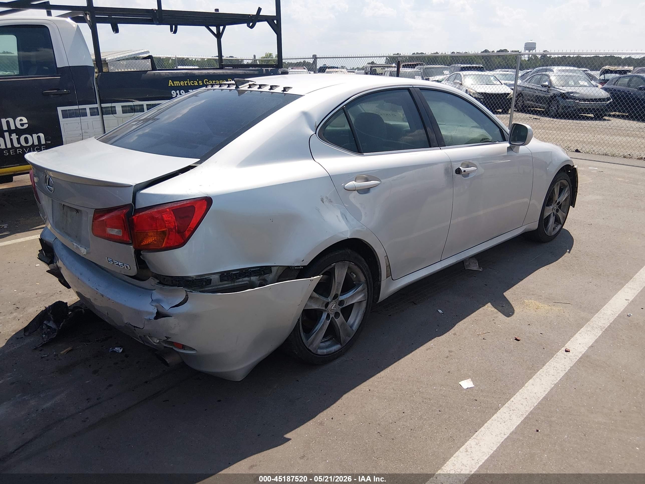 2006 Lexus Is 250   Silver vin: JTHBK262062020090