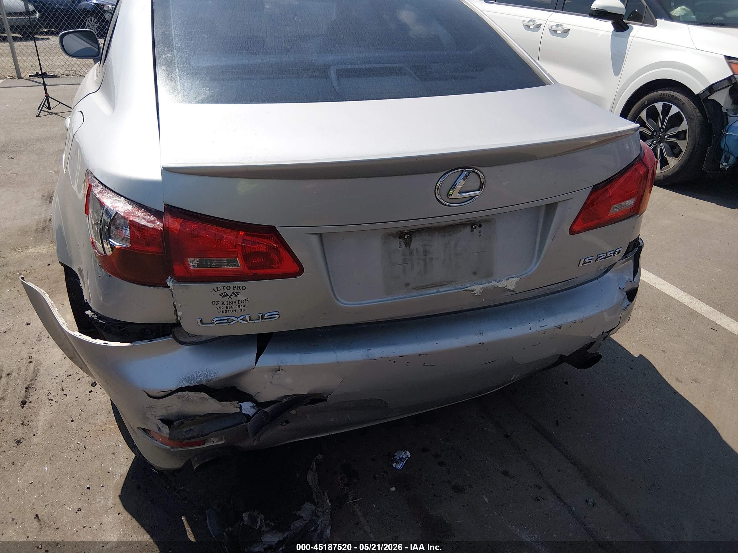 2006 Lexus Is 250   Silver vin: JTHBK262062020090