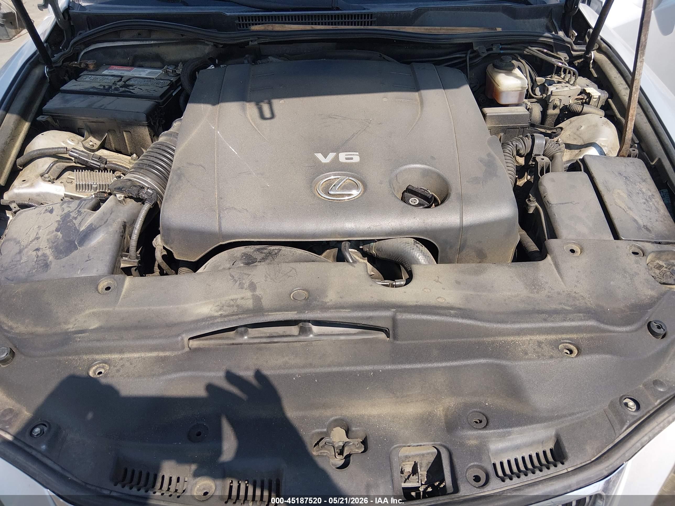 2006 Lexus Is 250   Silver vin: JTHBK262062020090