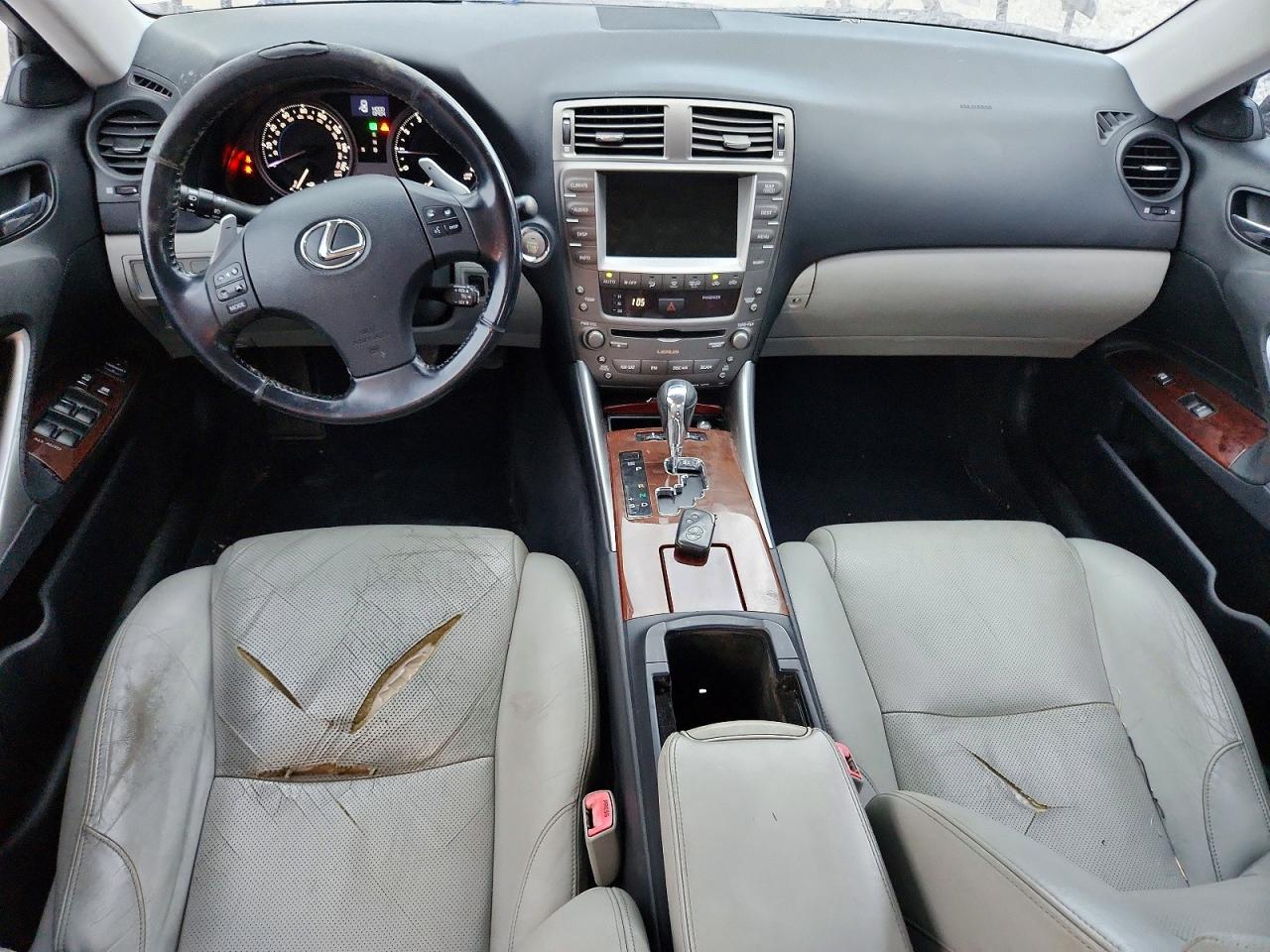2007 Lexus Is 250 Black vin: JTHBK262072030667