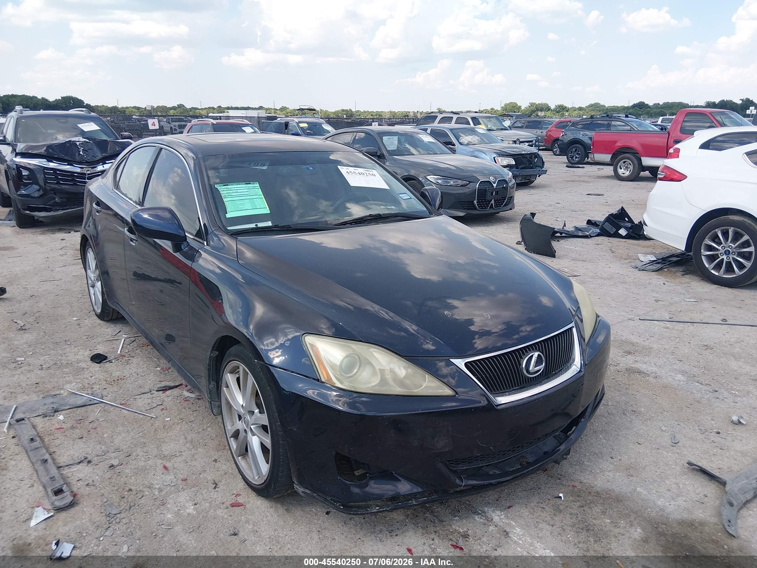 2007 Lexus Is 250   Dark Blue vin: JTHBK262072035576