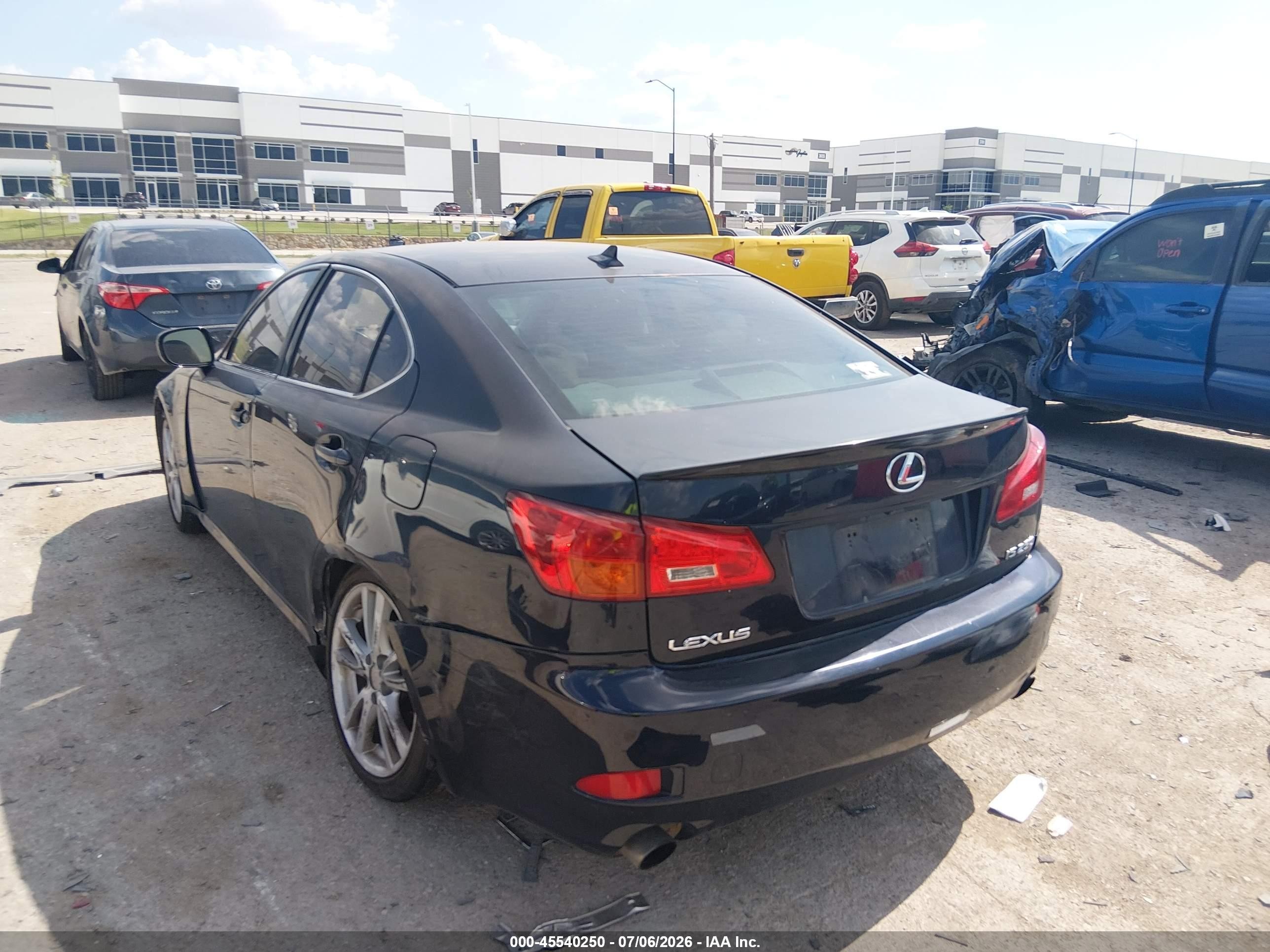 2007 Lexus Is 250   Dark Blue vin: JTHBK262072035576