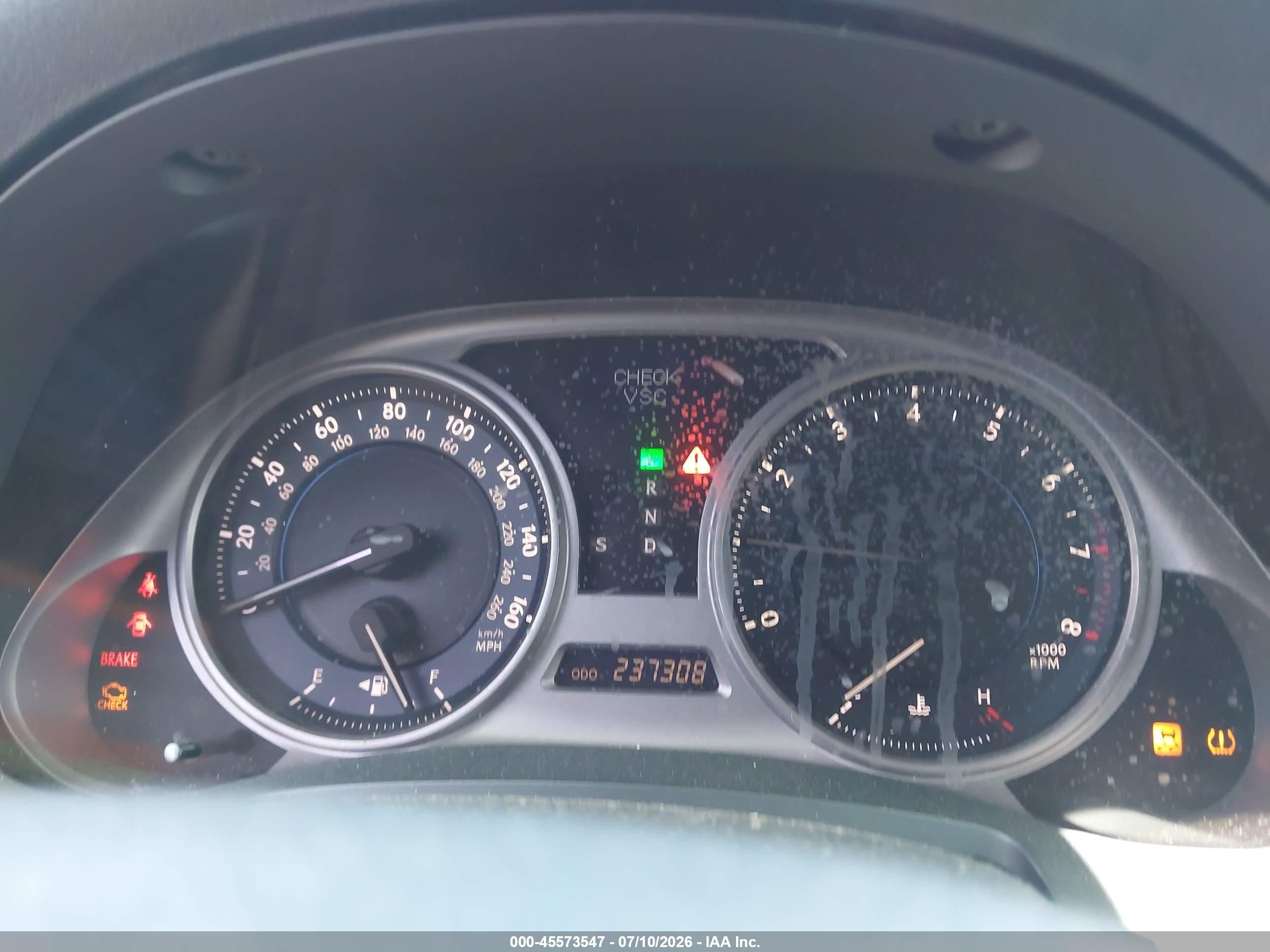 2007 Lexus Is 250   Black vin: JTHBK262075029209