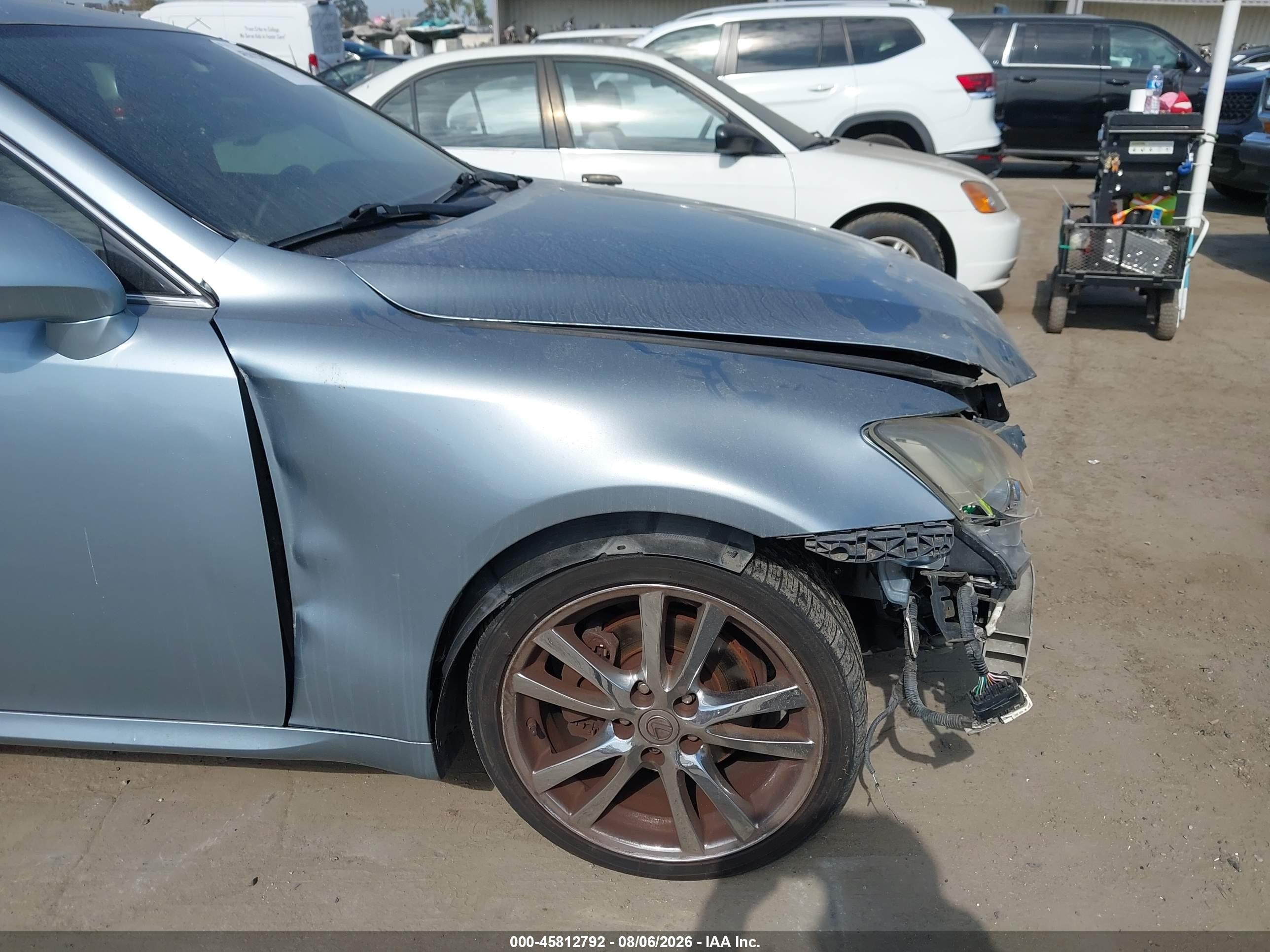 2007 Lexus Is 250   Light Blue vin: JTHBK262075046754