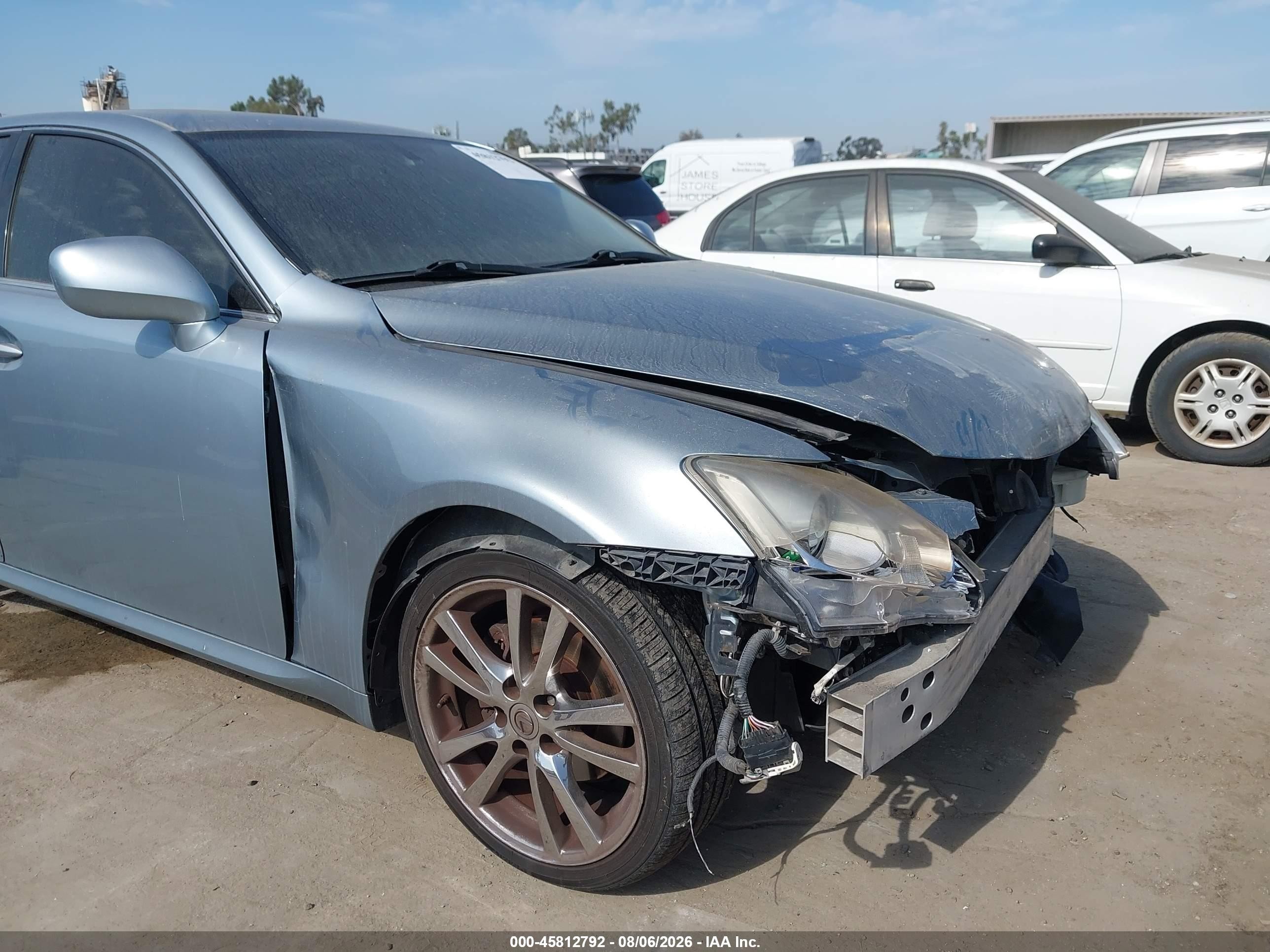 2007 Lexus Is 250   Light Blue vin: JTHBK262075046754