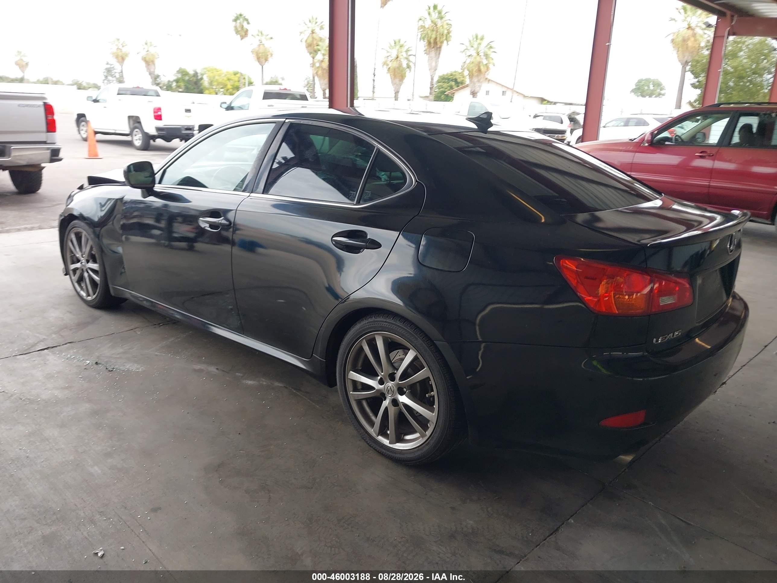 2007 Lexus Is 250   Black vin: JTHBK262075047404